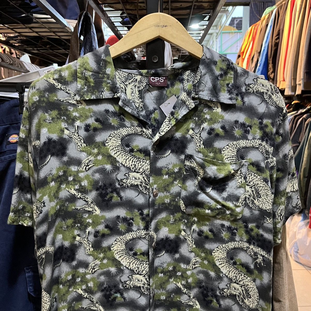 14th Addiction × If Six Was Nine × Issey Miyake CRAZY VINTAGE Vibes CPS Dragon japan art hawaiian shirt Size US L / EU 52-54 / 3 - 2 Thumbnail