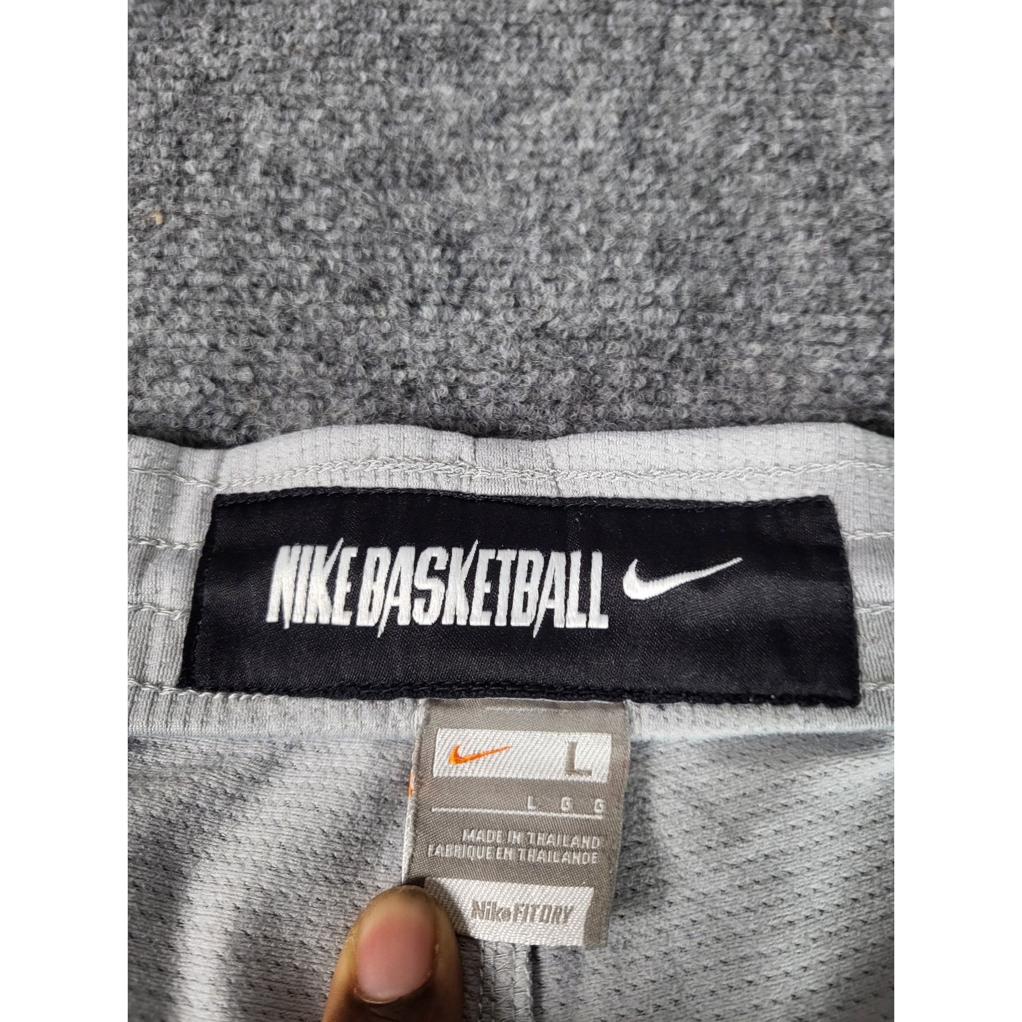 Nike Nike Fit Dry Basketball Shorts Men Sz L Gray Drawstring Casu Size US 38 / EU 54 - 7 Thumbnail