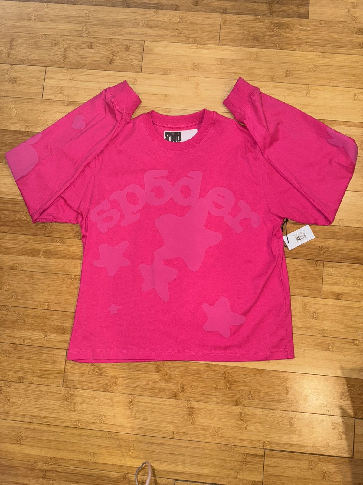 Sp5der Sp5der Beluga Longsleeve Pink FW25 - US- Size Medium Size US M / EU 48-50 / 2 - 2 Thumbnail