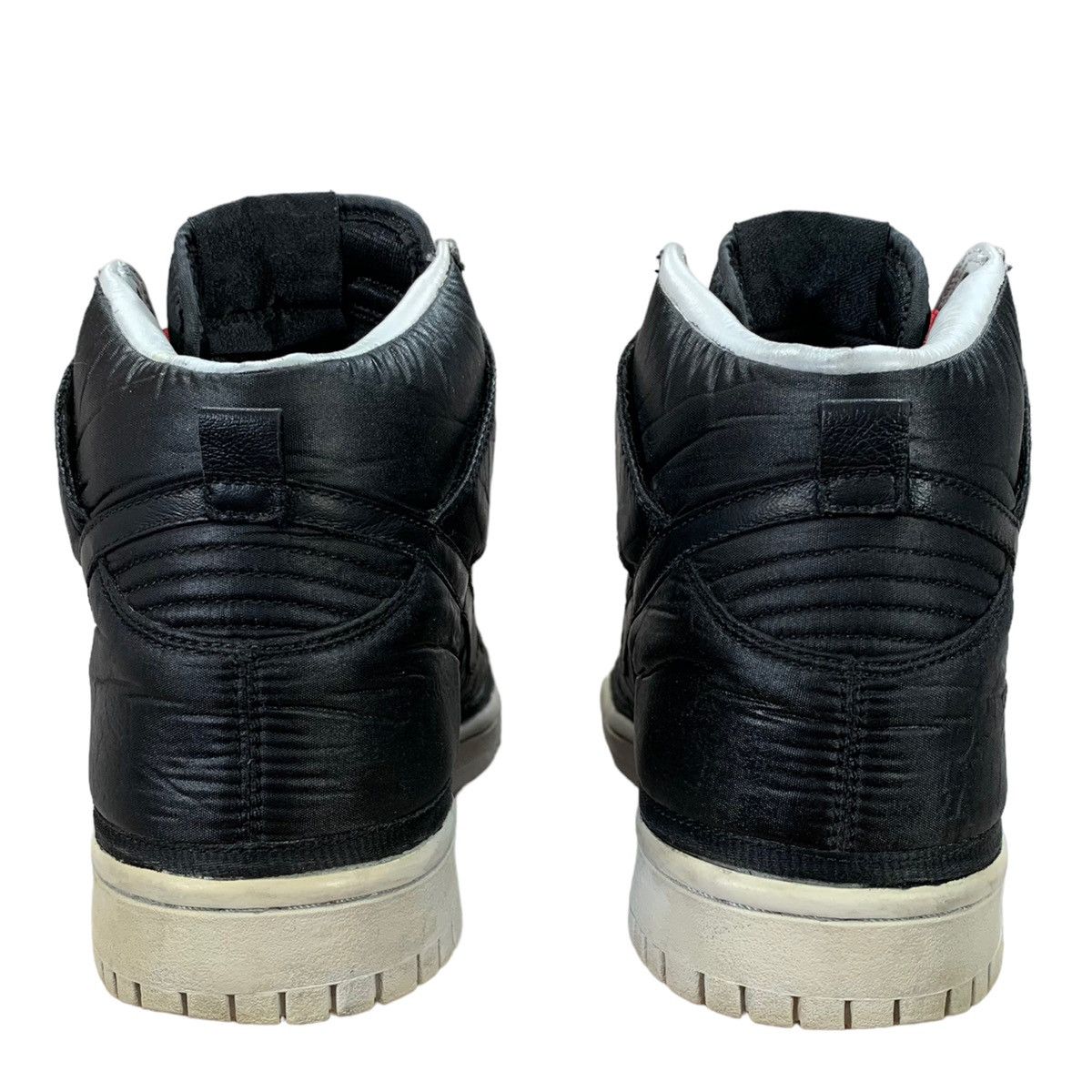 Vintage Custom VTG Nike Dunk High Vandal Nylon Black Red 08 Sneakers Size US 9 / EU 42 - 7 Thumbnail