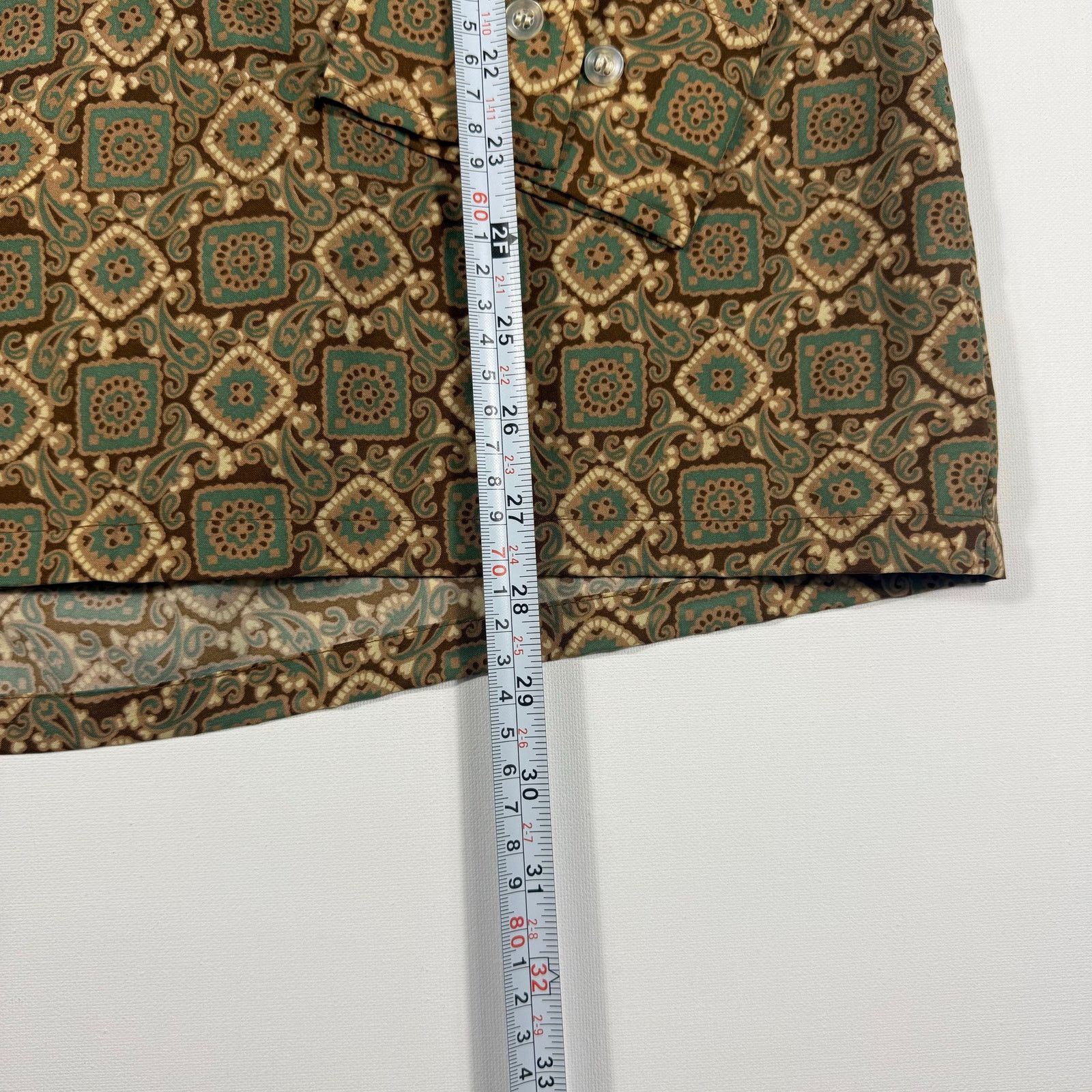 Levi's Vintage Levi’s Panatela Paisley Button Up Shirt Brown Large Size US L / EU 52-54 / 3 - 6 Thumbnail