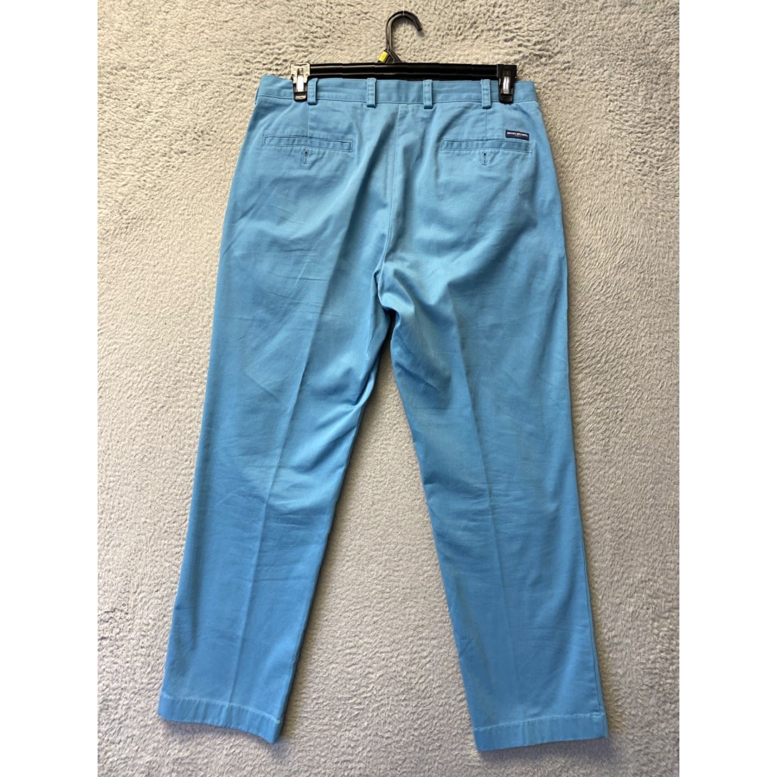 Brooks Brothers Brooks Brothers Chino Pants Men Regular 34 Turquoise Solid 30in Zip Casual Vintage: No Size US 34 / EU 50 - 6 Thumbnail