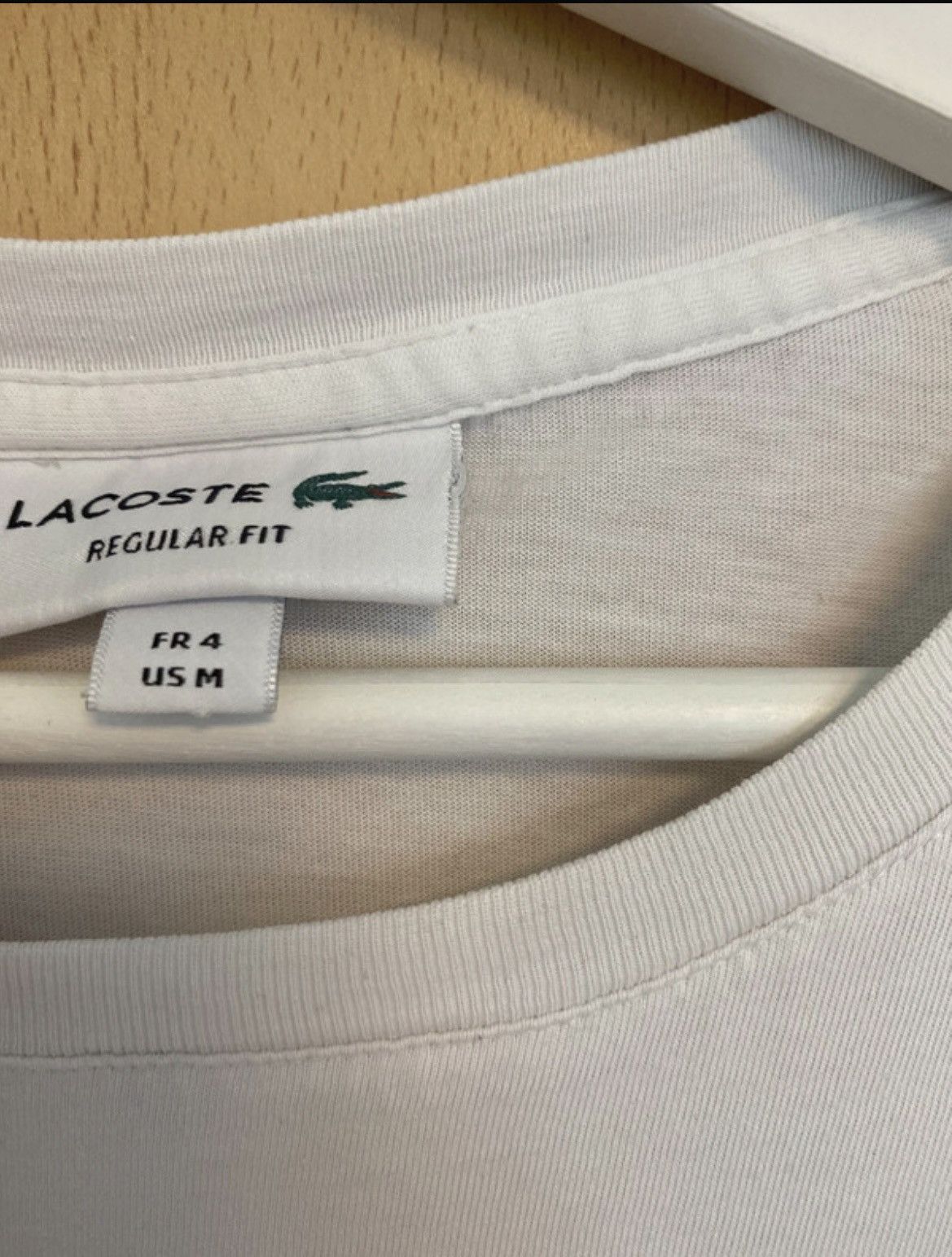 Lacoste Lacoste tshirt white M Size US M / EU 48-50 / 2 - 4 Thumbnail