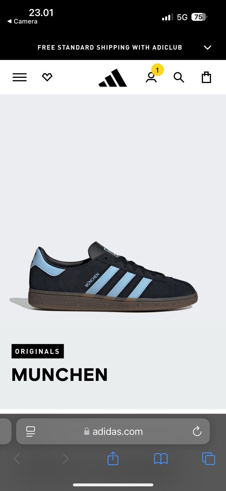 Adidas Adidas Munchen City Series Size US 7.5 / EU 40-41 - 7 Thumbnail
