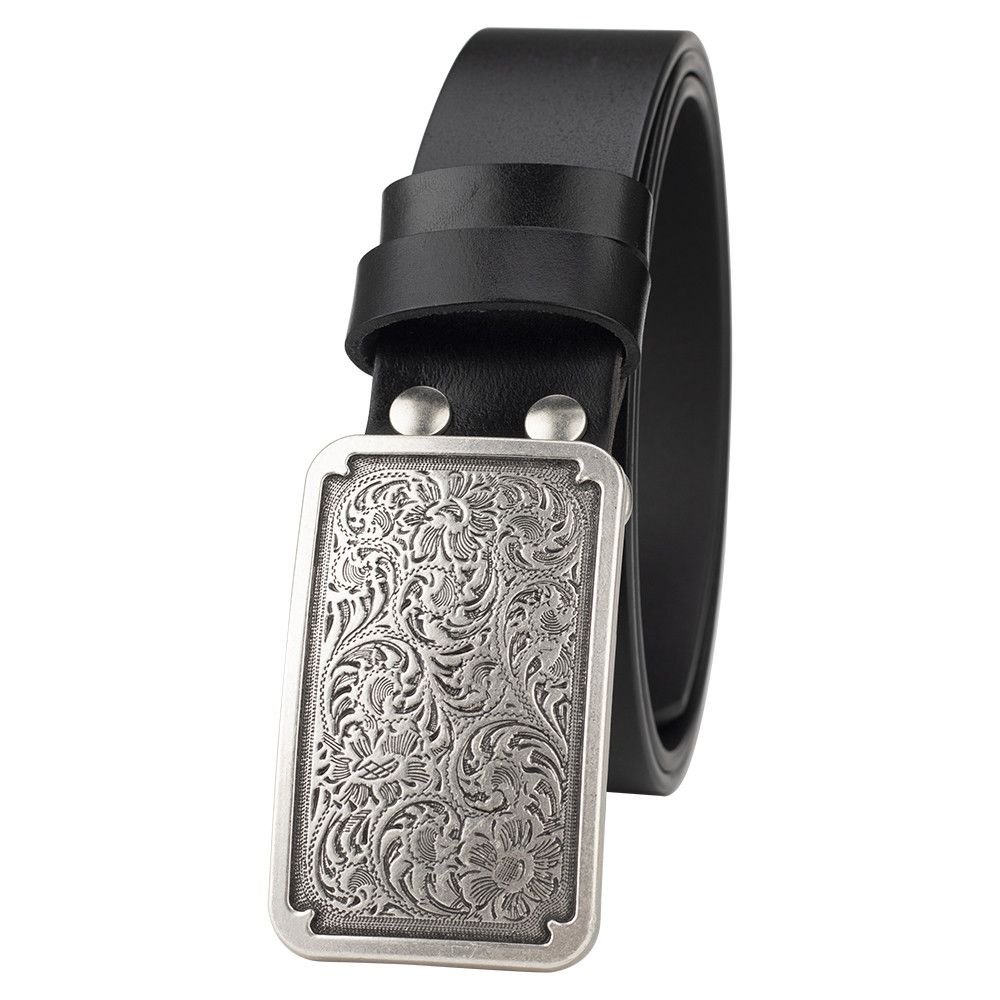 VIBE New Trend Vintage Belt Riveted Belts Menswear Accessories Size ONE SIZE - 2 Thumbnail
