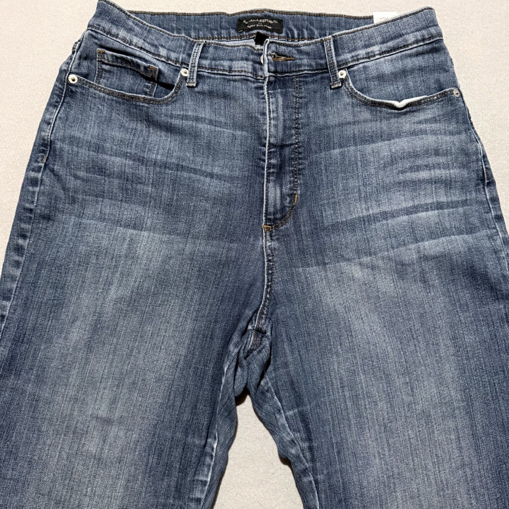 Banana Republic Banana Republic Jeans Women Blue High Rise Curvy Slim Flare Bootcut 14 Denim Vintage No 5-Pocket Modern Start Women Size 36" / US 14 / IT 50 - 3 Thumbnail