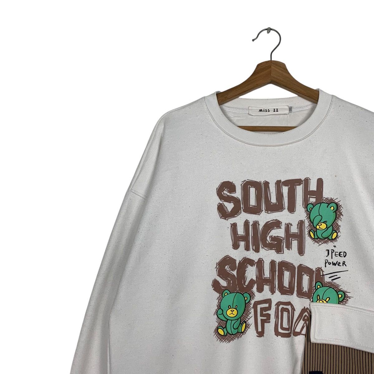 Japanese Brand South High School Crewneck Sweater Size 3XL / US 20-22 - 6 Thumbnail