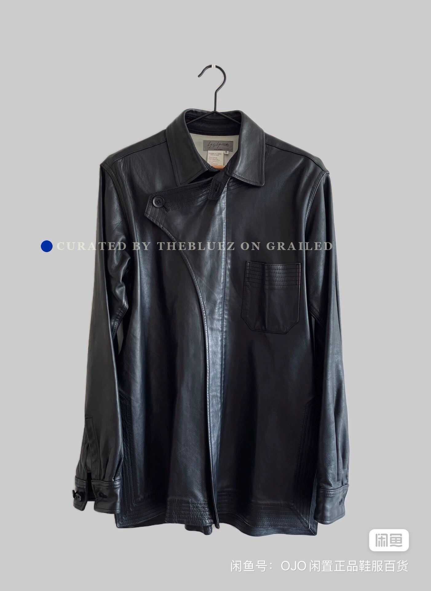 Yohji Yamamoto Yohji Yamamoto Pour Homme Leather Jacket Size US M / EU 48-50 / 2 - 1 Thumbnail