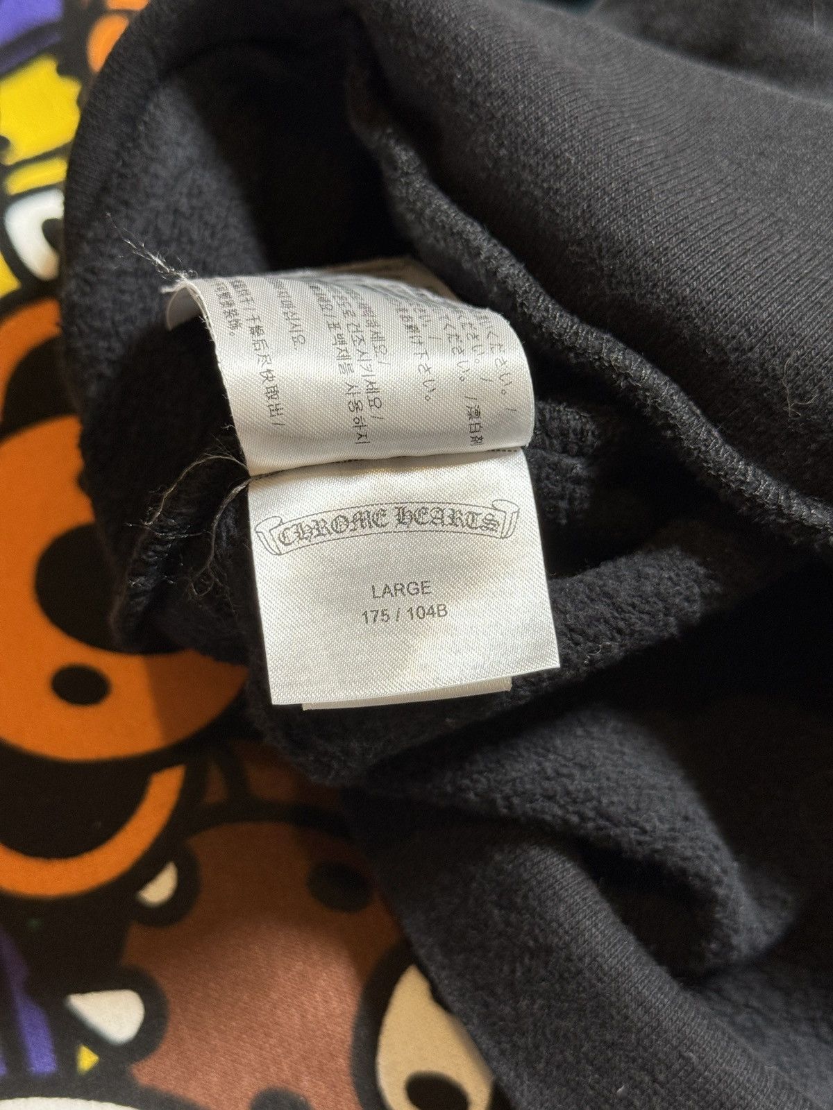 Chrome Hearts Chrome Hearts Black Script Pullover Hoodie Size US L / EU 52-54 / 3 - 9 Thumbnail