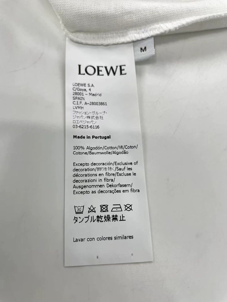 Loewe LOEWE Short sleeve T-shirt M size with gold logo and jewel Size M / US 6-8 / IT 42-44 - 3 Thumbnail
