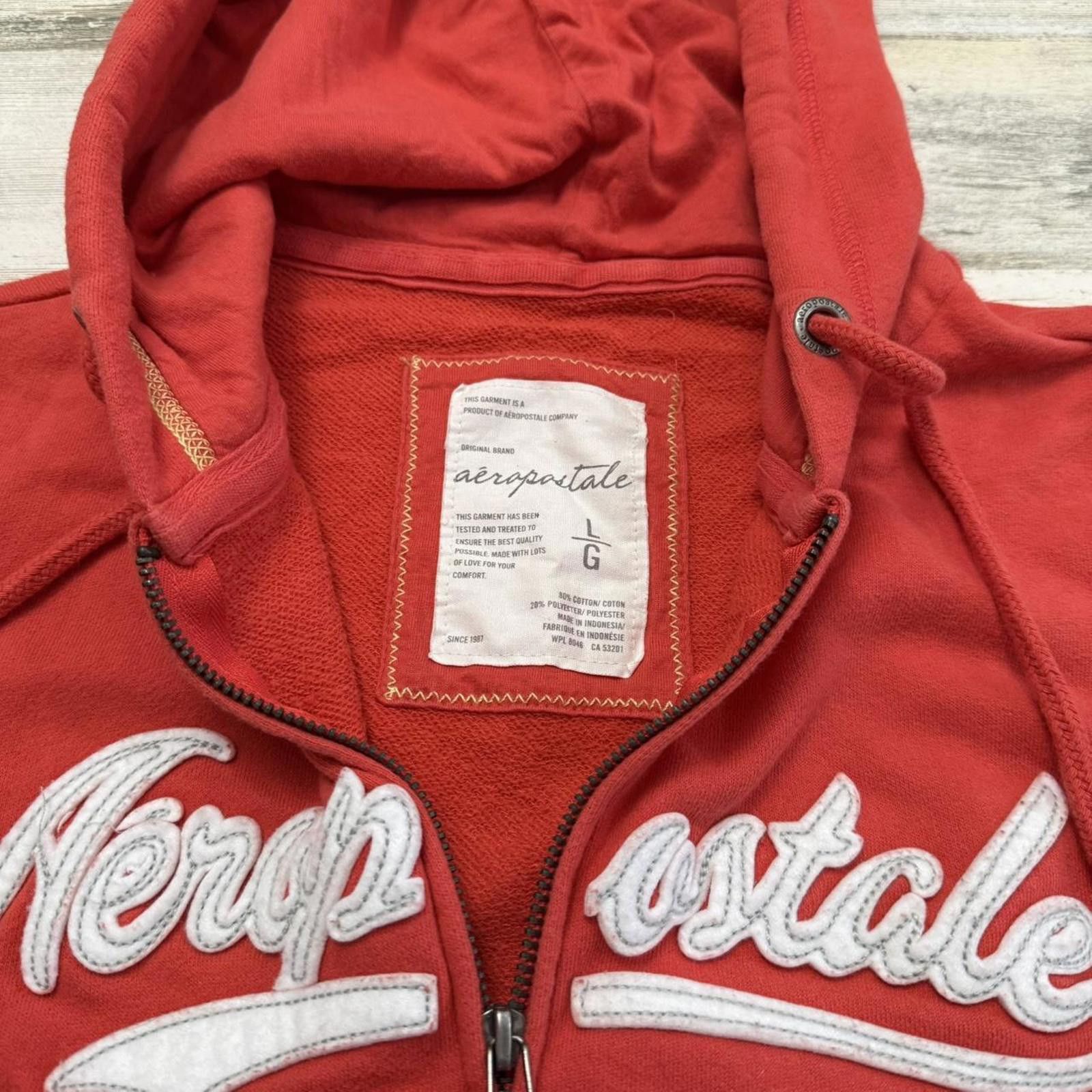Aeropostale Y2k 3/4 sleeve aeropostale hoodie sweater beads Size L / US 10 / IT 46 - 5 Thumbnail