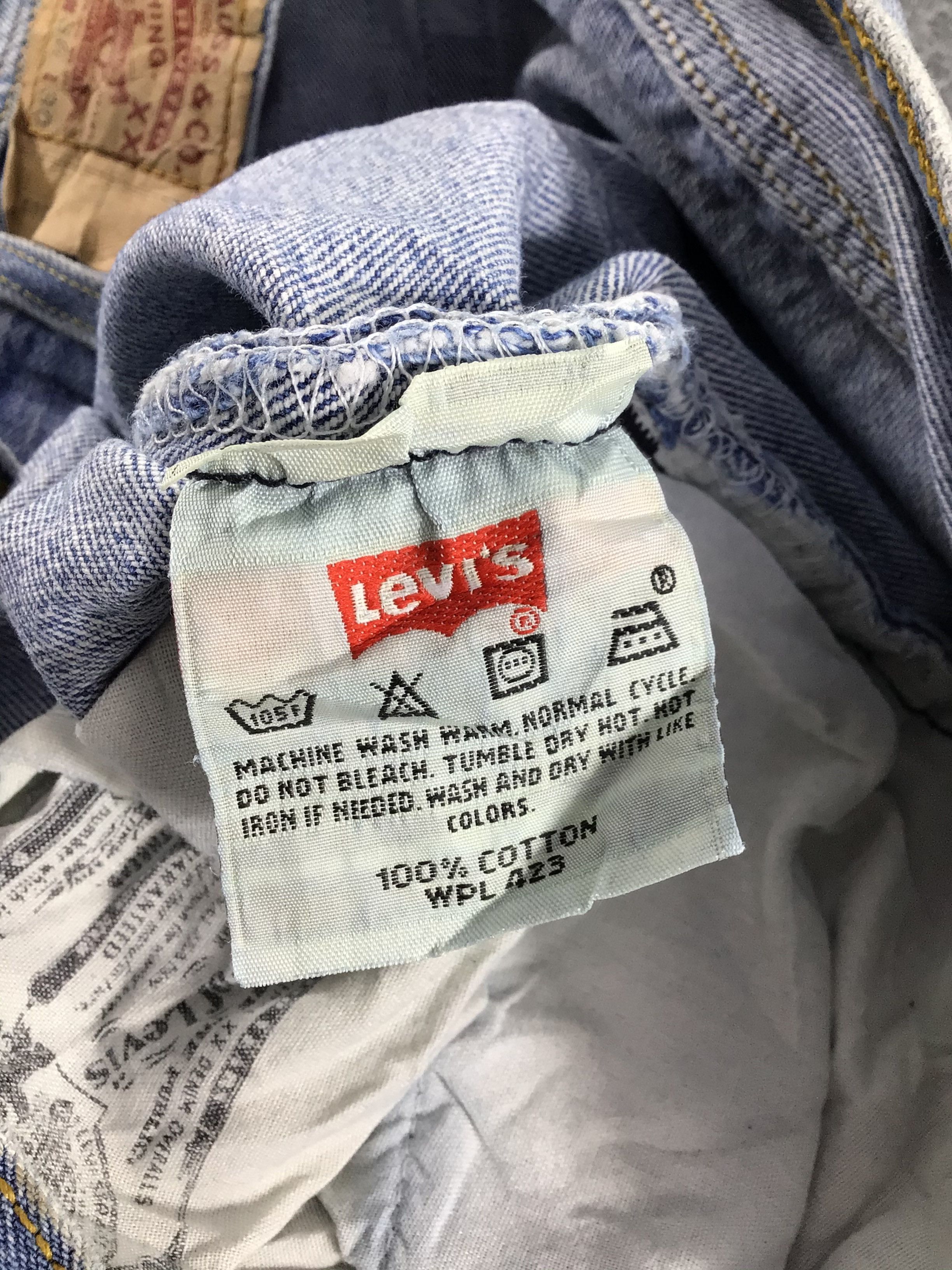 Levi's Vintage 90s Levis 501 Jeans-J355 Size US 35 - 10 Thumbnail