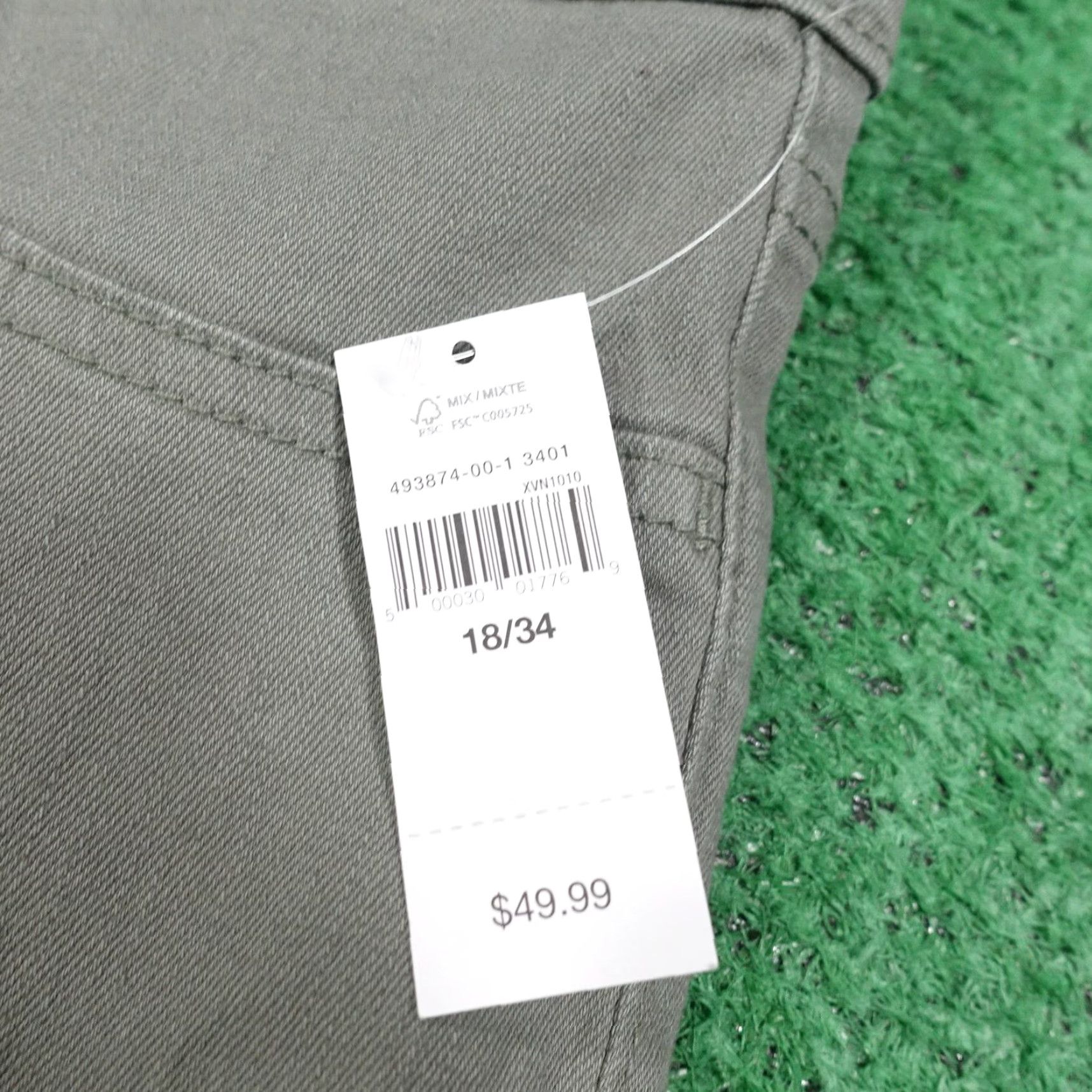 Gap Gap Favorite Jegging Pants Womens 18/34 Green Mid Rise Stretch Denim Size 40" / US 18 - 3 Thumbnail