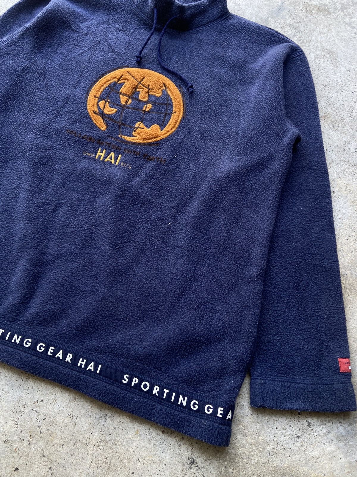 Issey Miyake Hai Sporting Gear Dragon Globe Turtleneck Fleece Sweatshirt Size US M / EU 48-50 / 2 - 2 Thumbnail