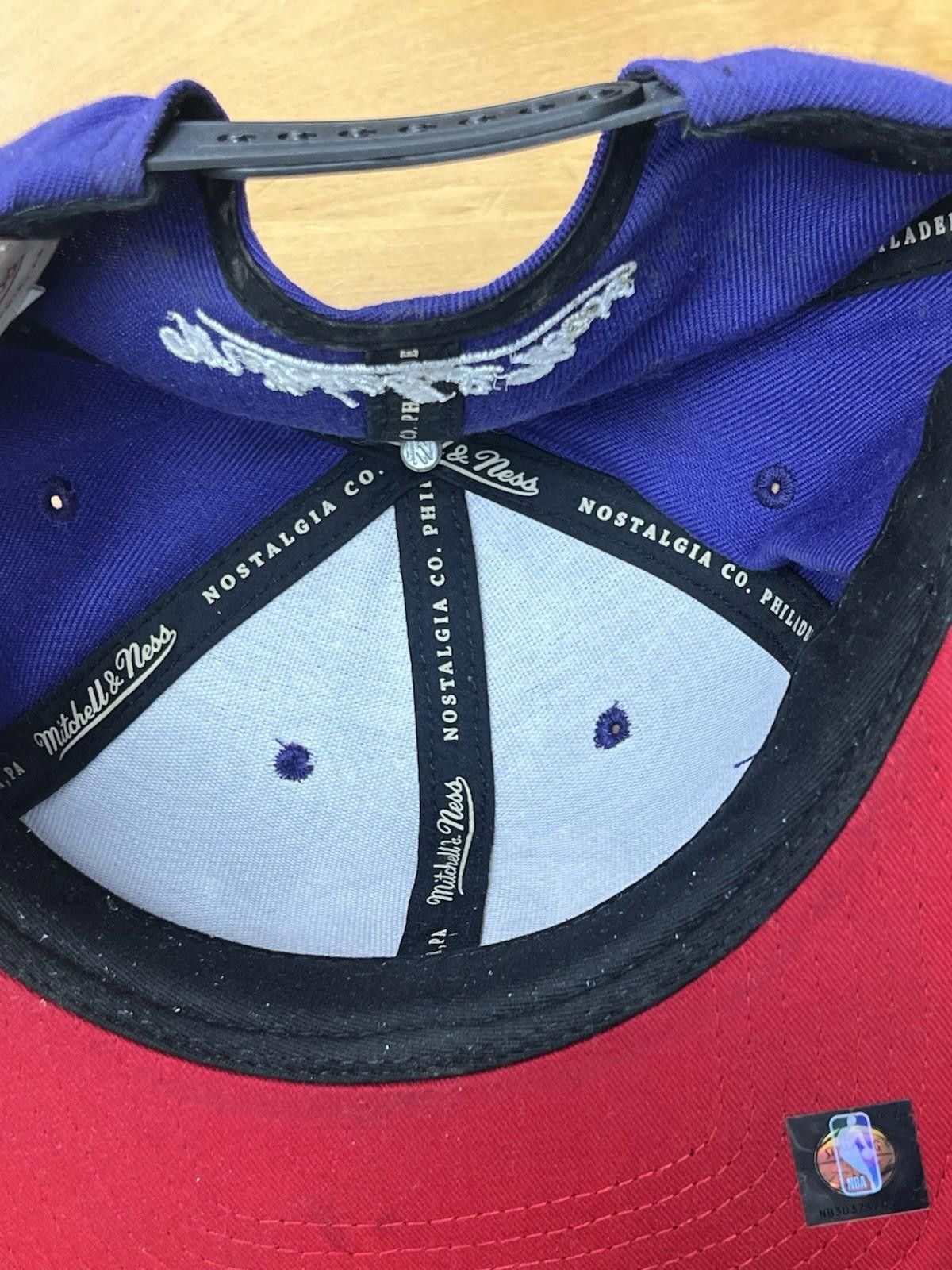 Mitchell & Ness Toronto Raptors Mitchell Ness Purple Team Ground Snapback Size ONE SIZE - 8 Thumbnail