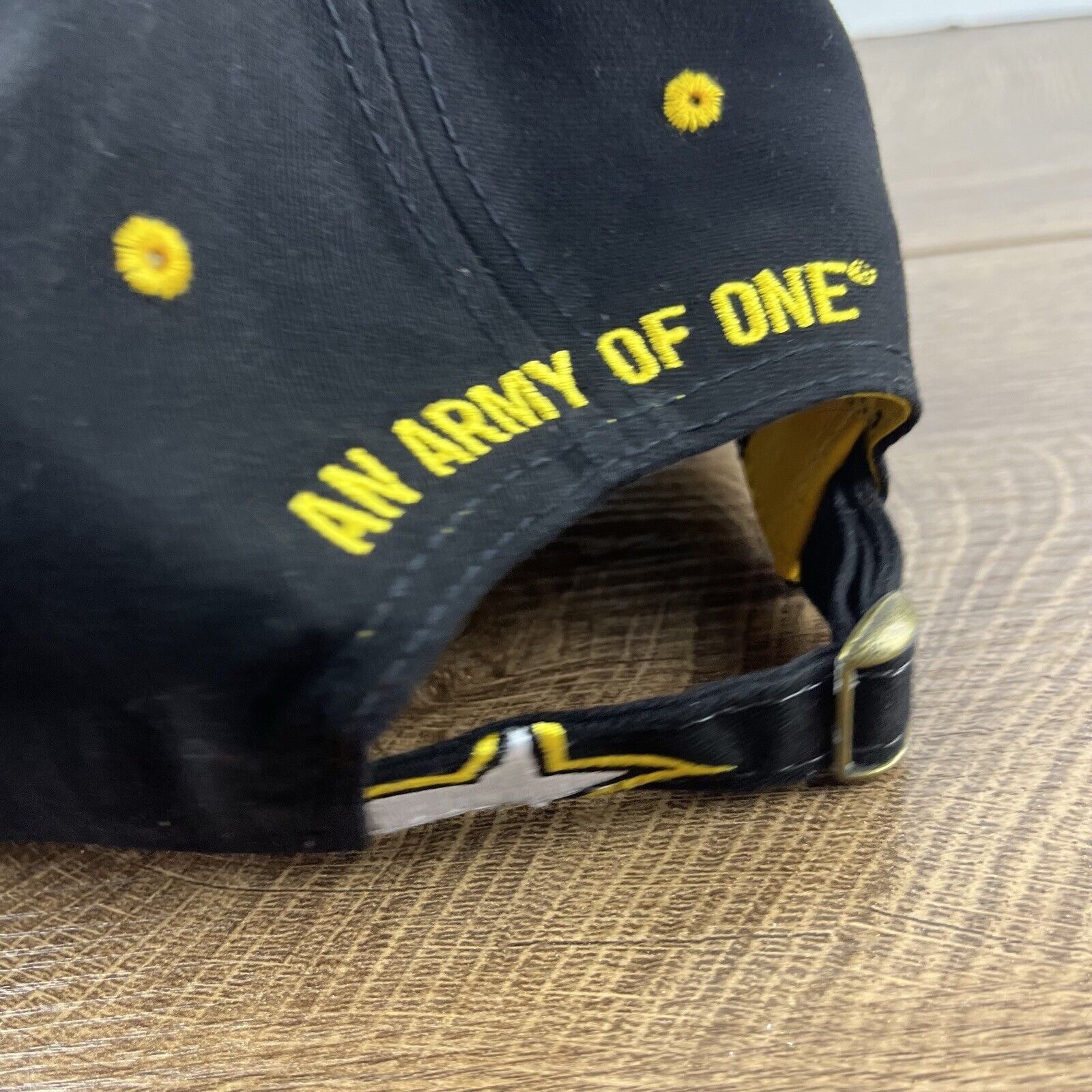 Other US Army Racing 01 Hat Black Cap Hat Adjustable Hat Black NAS Size ONE SIZE - 11 Thumbnail
