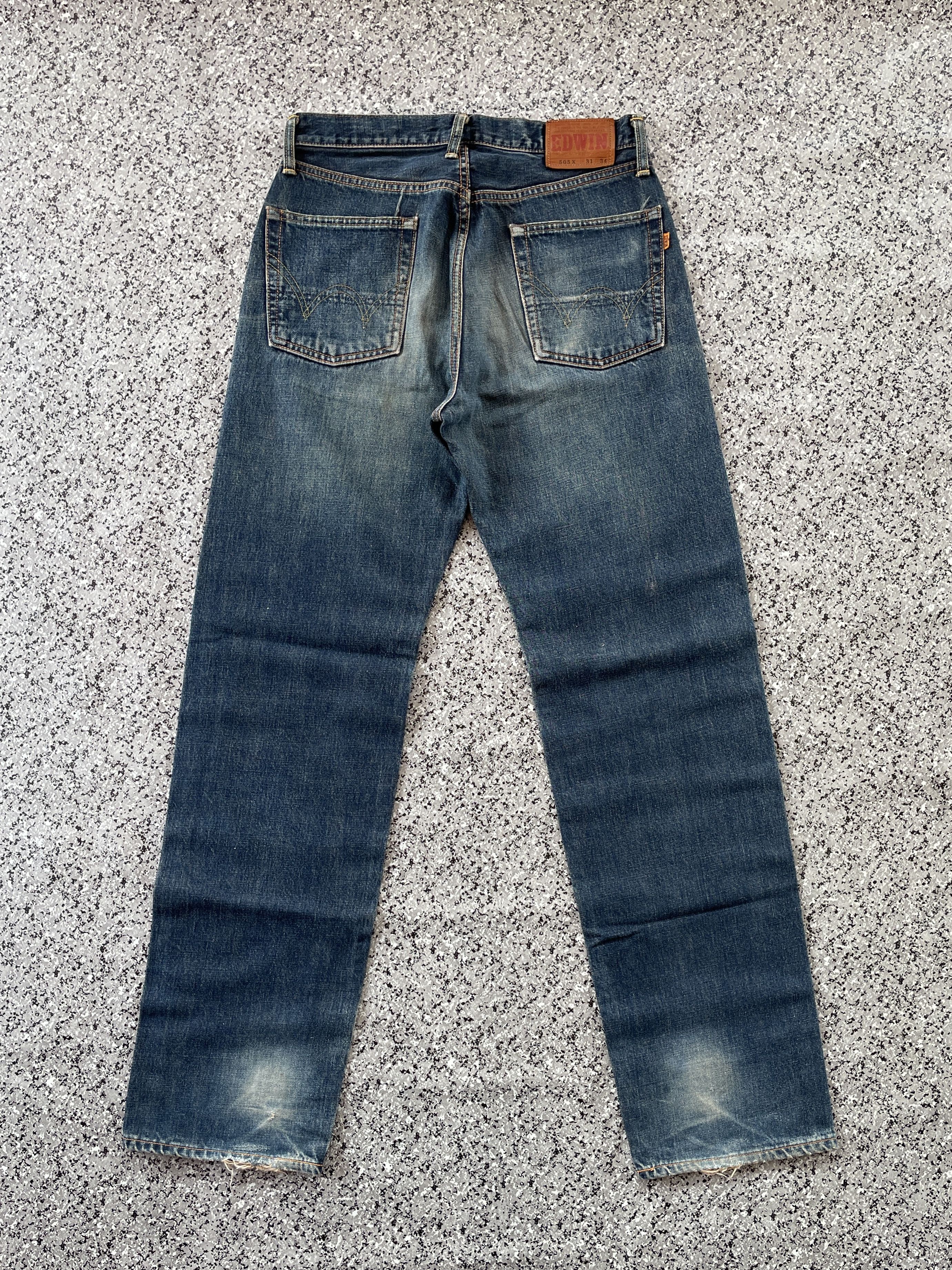 Edwin EDWIN 505x SELVEDGE JEANS (LG12) Size US 30 / EU 46 - 3 Thumbnail