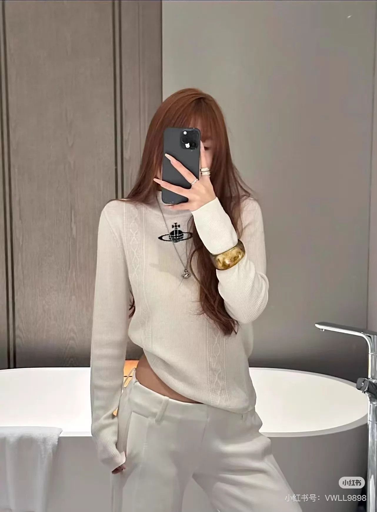 Vivienne Westwood Vivienne Westwood Deadstock White Fitted Knit Top XS Size XS / US 0-2 / IT 36-38 - 5 Thumbnail