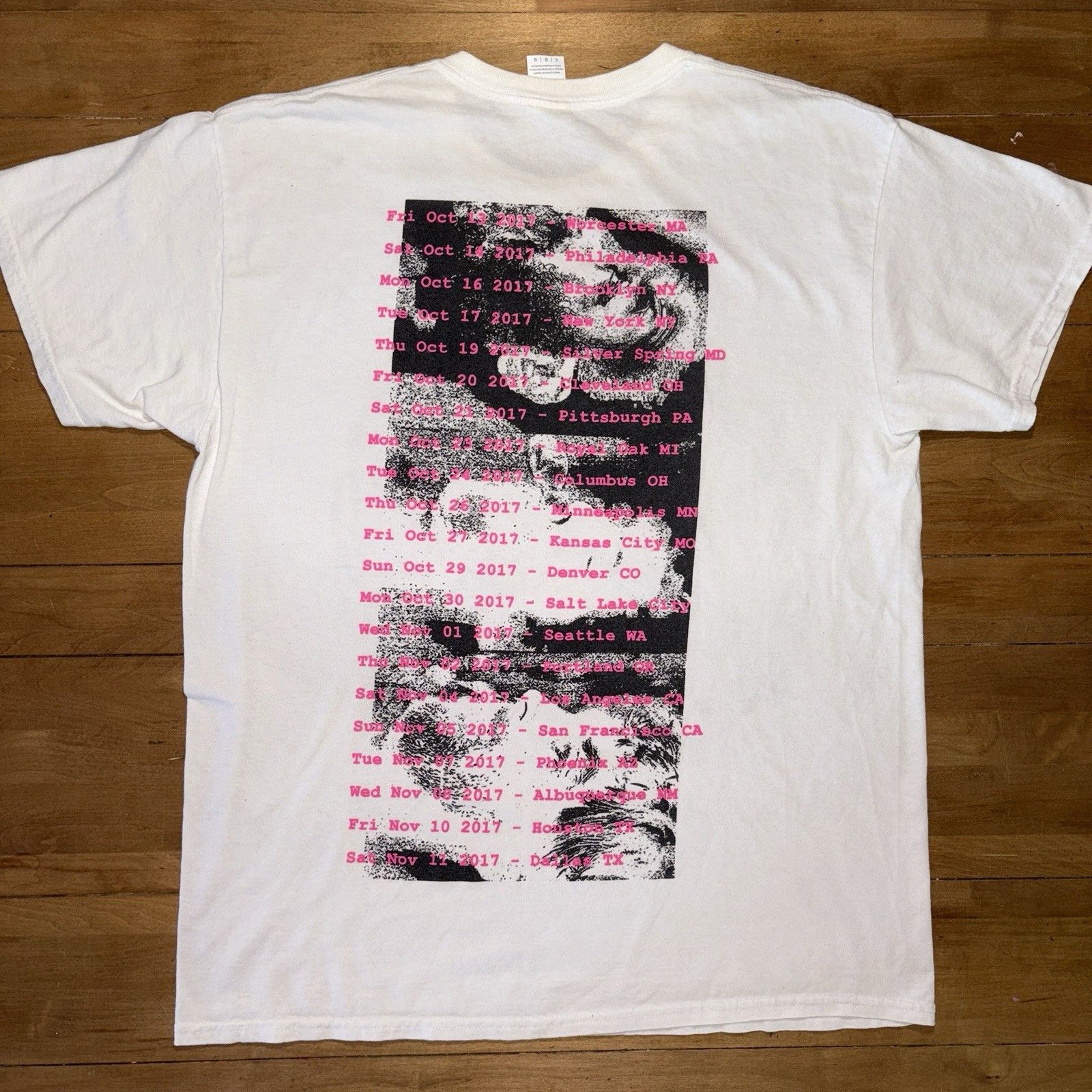 Death Grips 2017 Ministry Concert Tour T-Shirt, Peace Daisy Size US L / EU 52-54 / 3 - 1 Thumbnail