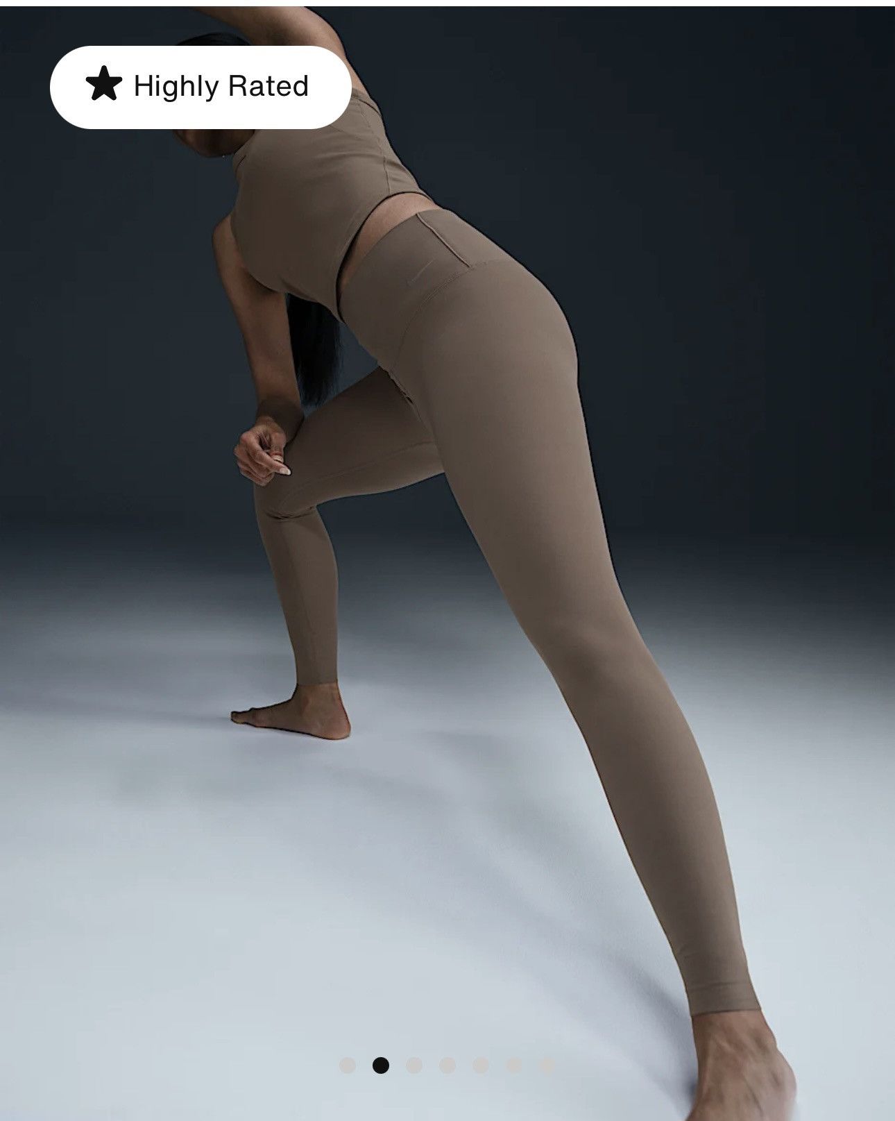 Nike Nike Zenvy Women's High-Waisted Full-Length Leggings Size 27" / US 4 / IT 40 - 2 Thumbnail