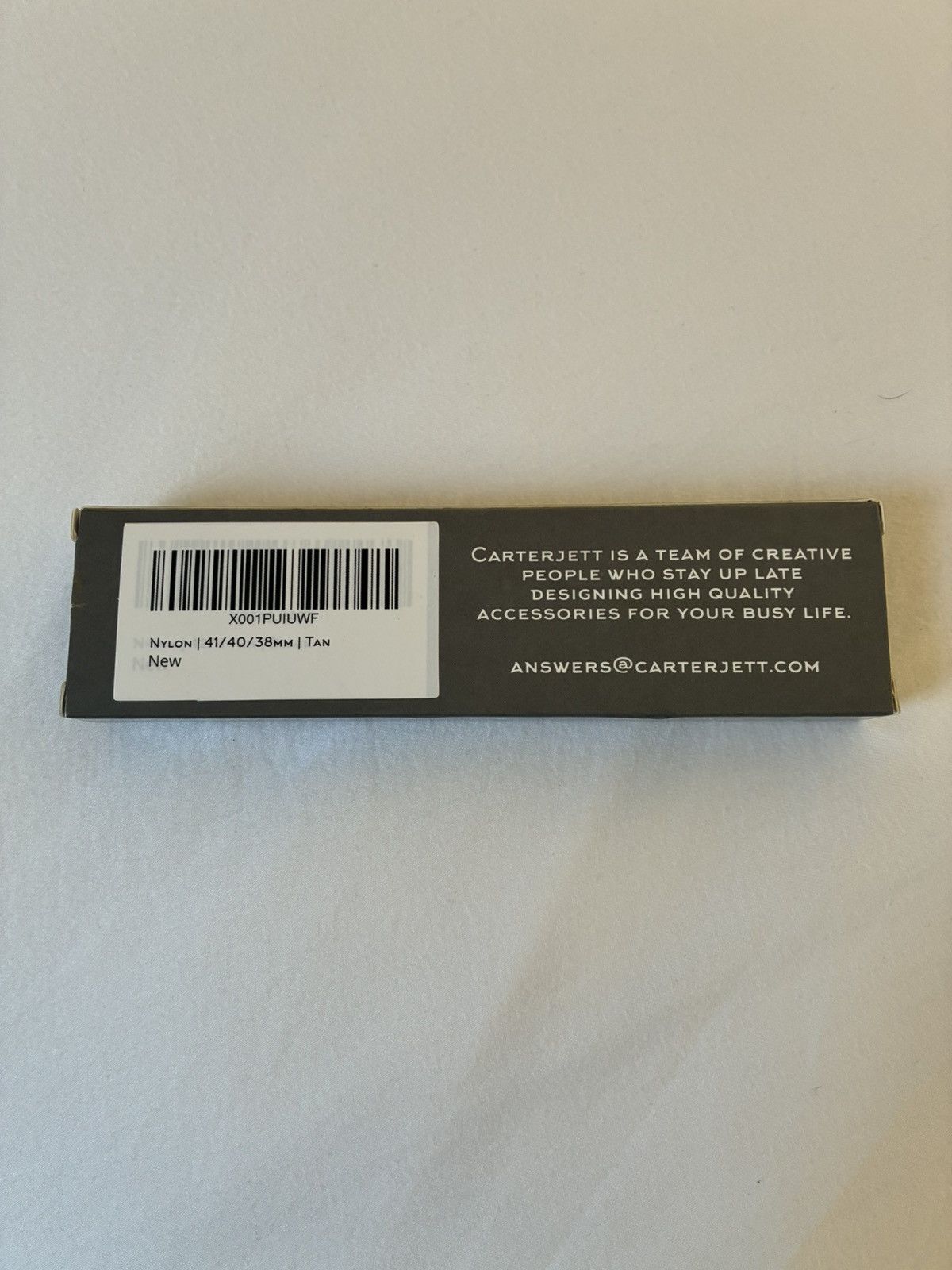 Other Carterjett Nylon Apple Watch Band Tan: 41/40/38mm Size ONE SIZE - 5 Thumbnail