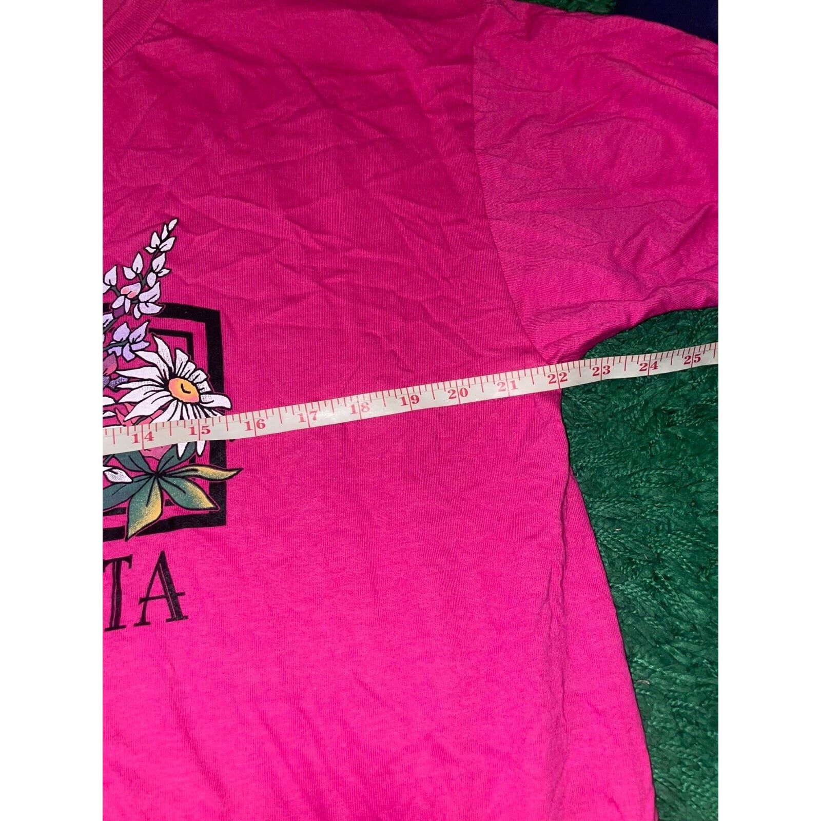 Anvil Vintage Minnesota Wildflower Shirt Flower Pink Tee 90s VTG X Size US XL / EU 56 / 4 - 9 Thumbnail