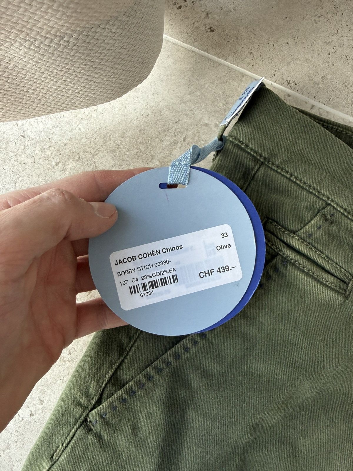 Jacob Cohen JACOB COHEN Comfort Bobby Chino Pants Size US 33 - 5 Thumbnail