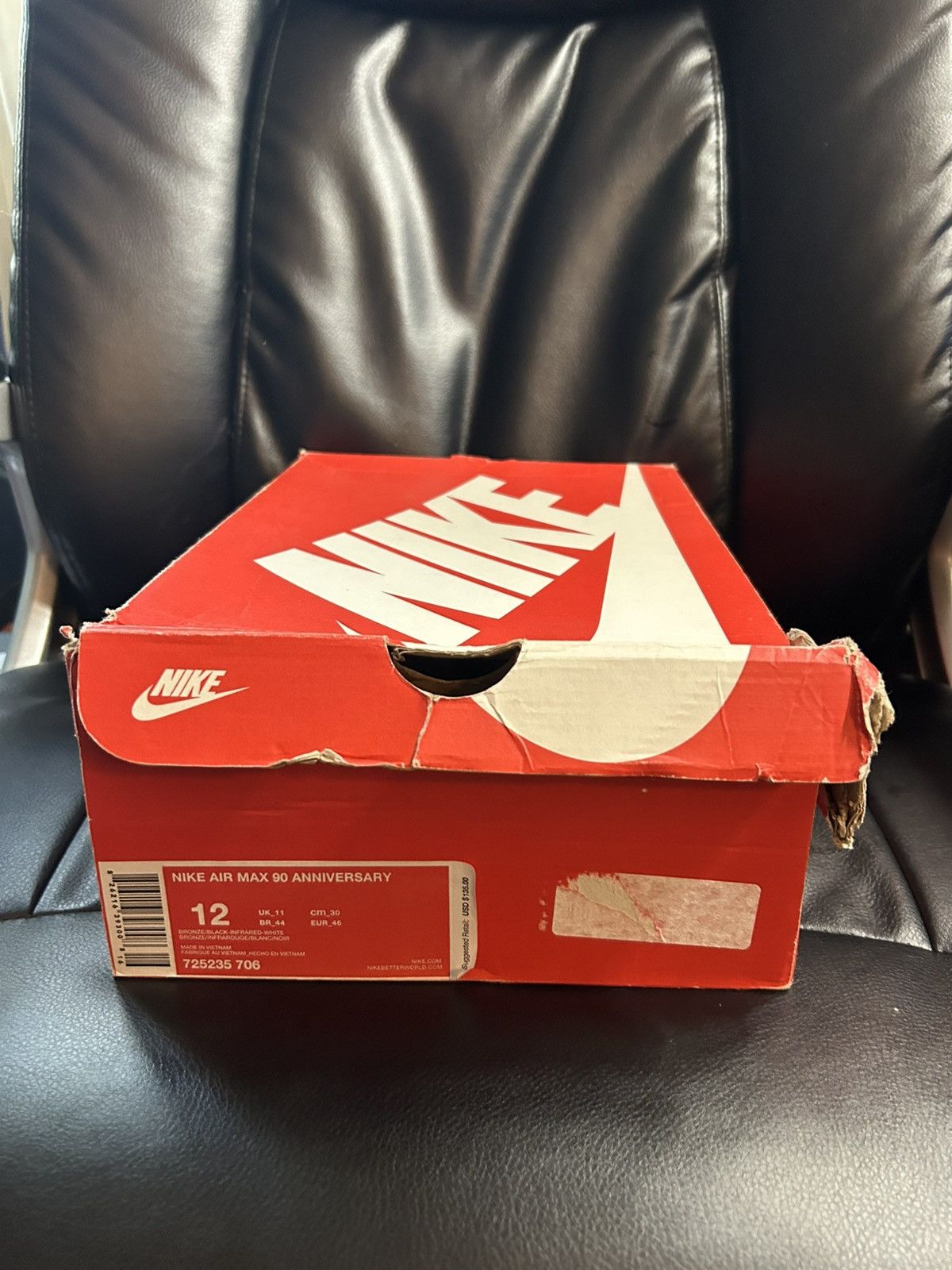 Nike Nike Air Max 90 Cork Sz 12 (Almost VNDS LOOK!) Size US 12 / EU 45 - 12 Thumbnail