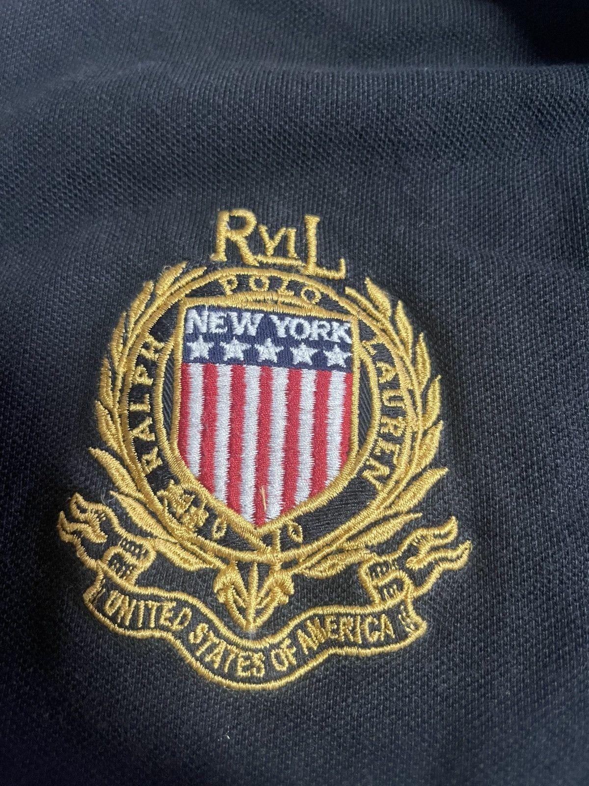 Polo Ralph Lauren × Vintage POLO RALPH LAUREN VINTAGE NEW YORK BIG LOGO T-SHIRT Size US XXL / EU 58 / 5 - 7 Thumbnail