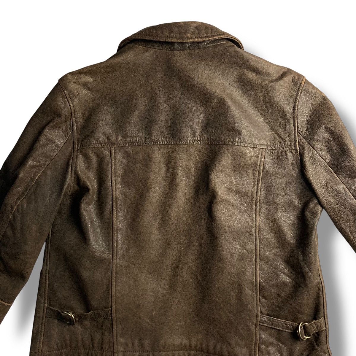 Hysteric Glamour 🇯🇵 NAKEQ QUEEN BUCKLE WAIST COWHIDE GENUINE LEATHER JACKET Size M / US 6-8 / IT 42-44 - 14 Thumbnail