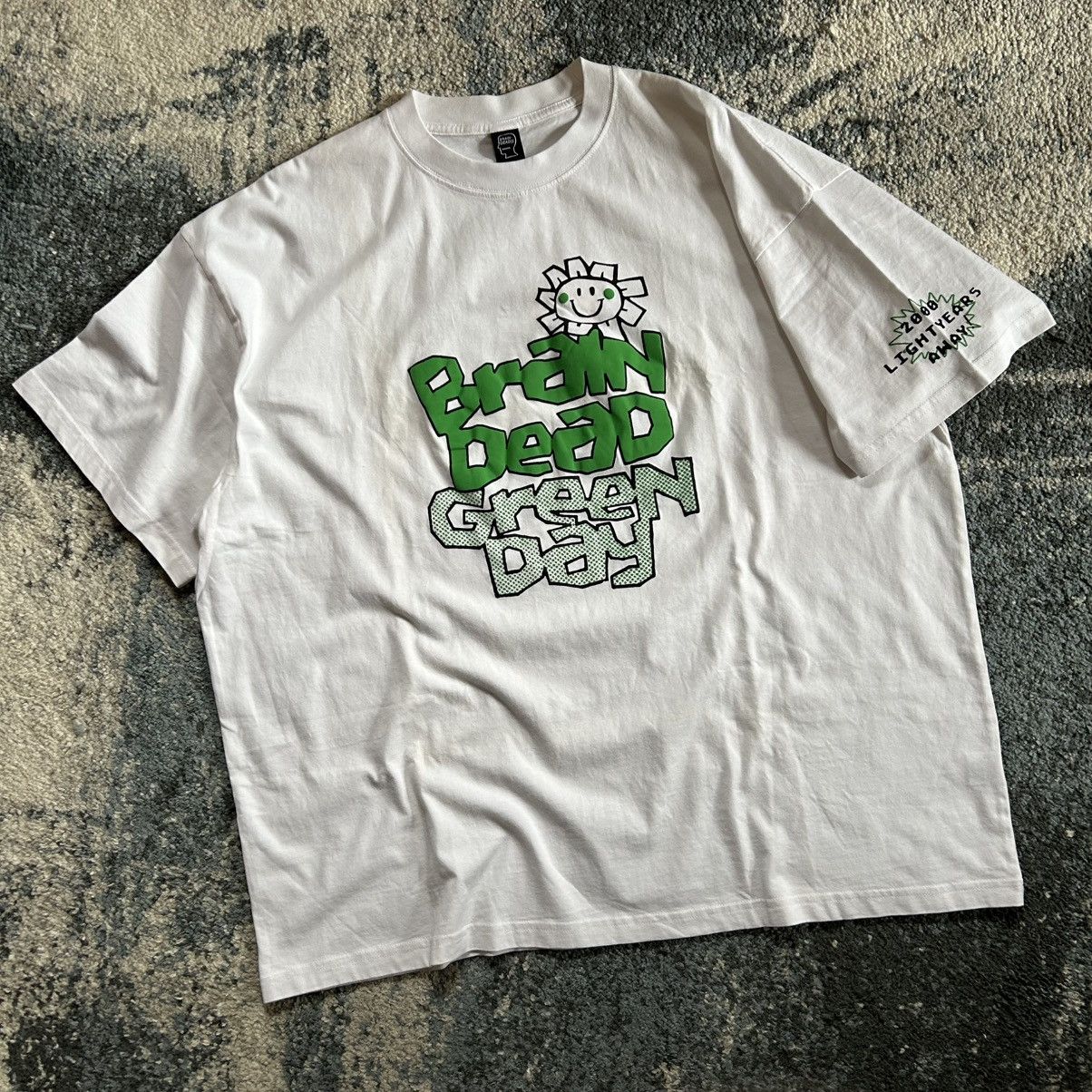 Brain Dead 1991 GREEN DAY Kerplunk! 2000 Light Years Away T-SHiRT Size US XL / EU 56 / 4 - 8 Thumbnail