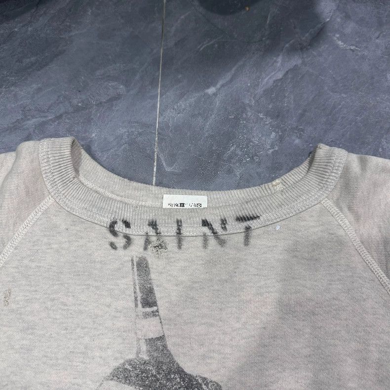 Saint Michael Saint Michael Wash the old hoodie with rice white water Size US M / EU 48-50 / 2 - 4 Thumbnail