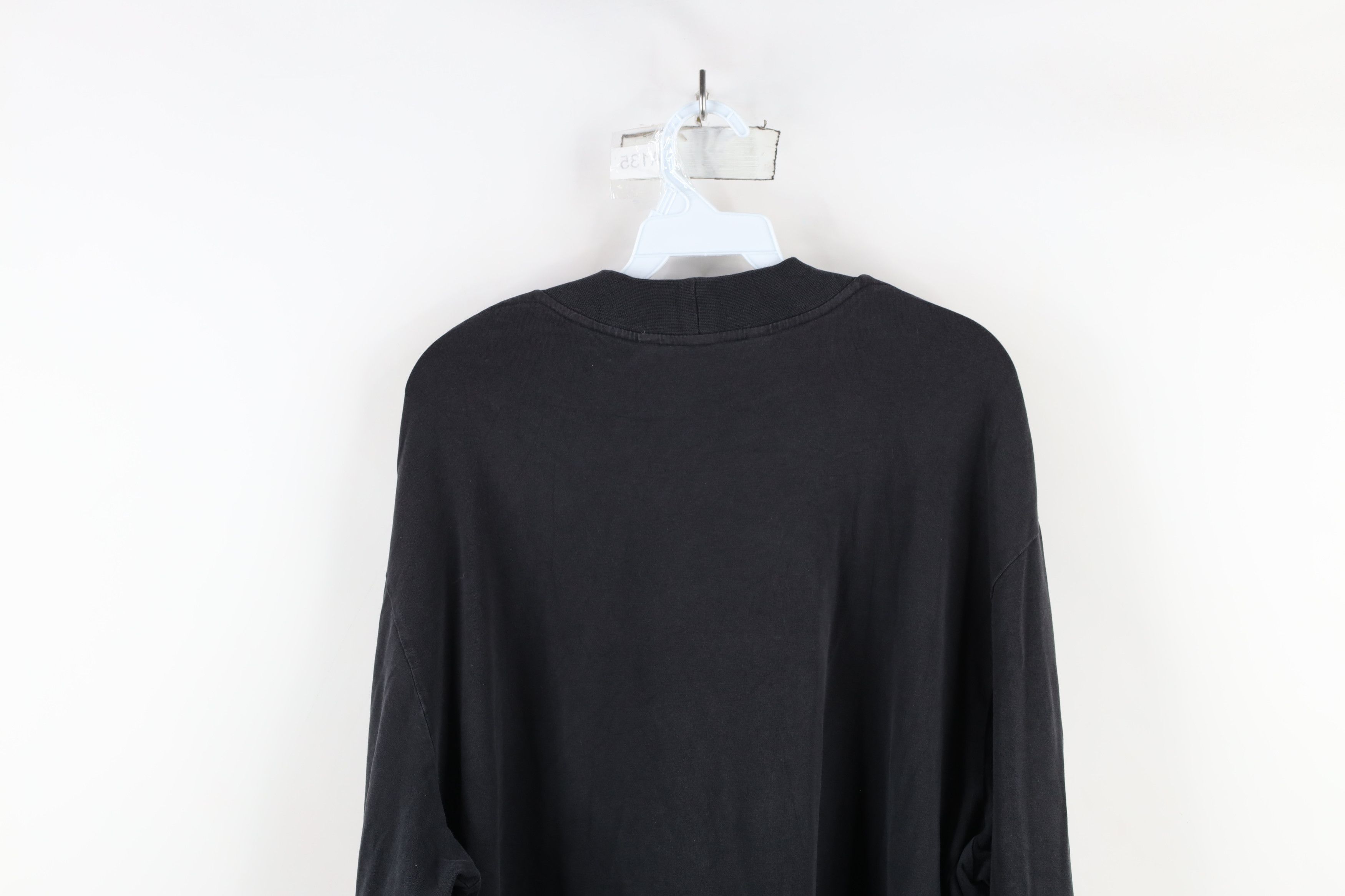 Nike × Vintage Vintage 90s Y2K Nike Scott Mini Swoosh Mock Neck T-Shirt Size US XL / EU 56 / 4 - 13 Thumbnail