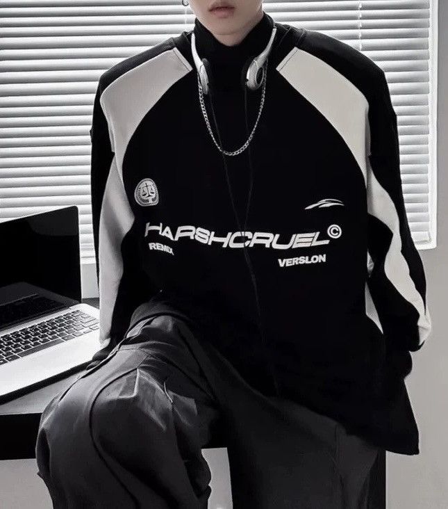 Japanese Brand × Vintage Avant garde retro fashion racer long sleeve shirt Size US M / EU 48-50 / 2 - 5 Thumbnail
