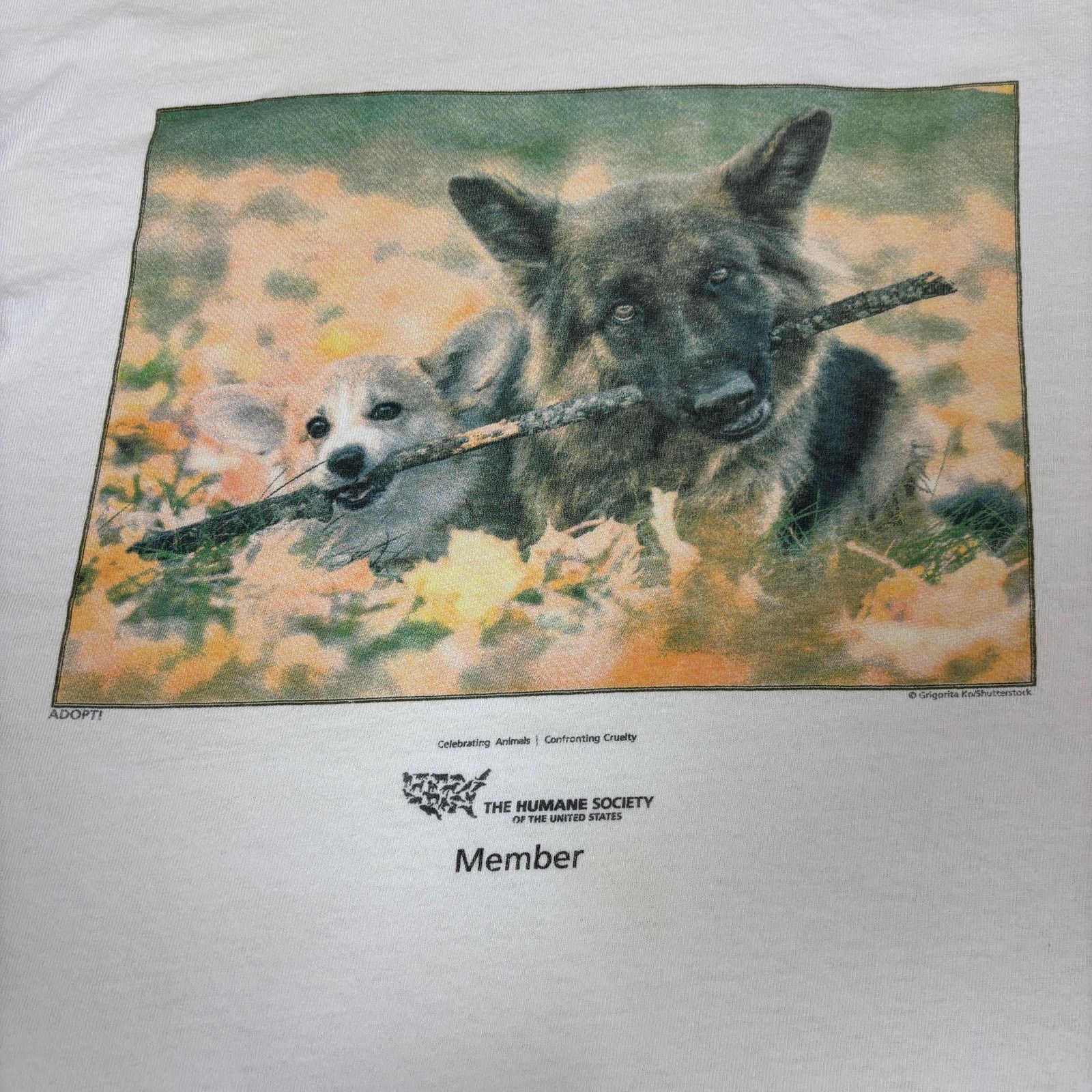 Vintage Vintage Humane Society Dog T Shirt Women's Large Corgi Size L / US 10 / IT 46 - 3 Thumbnail