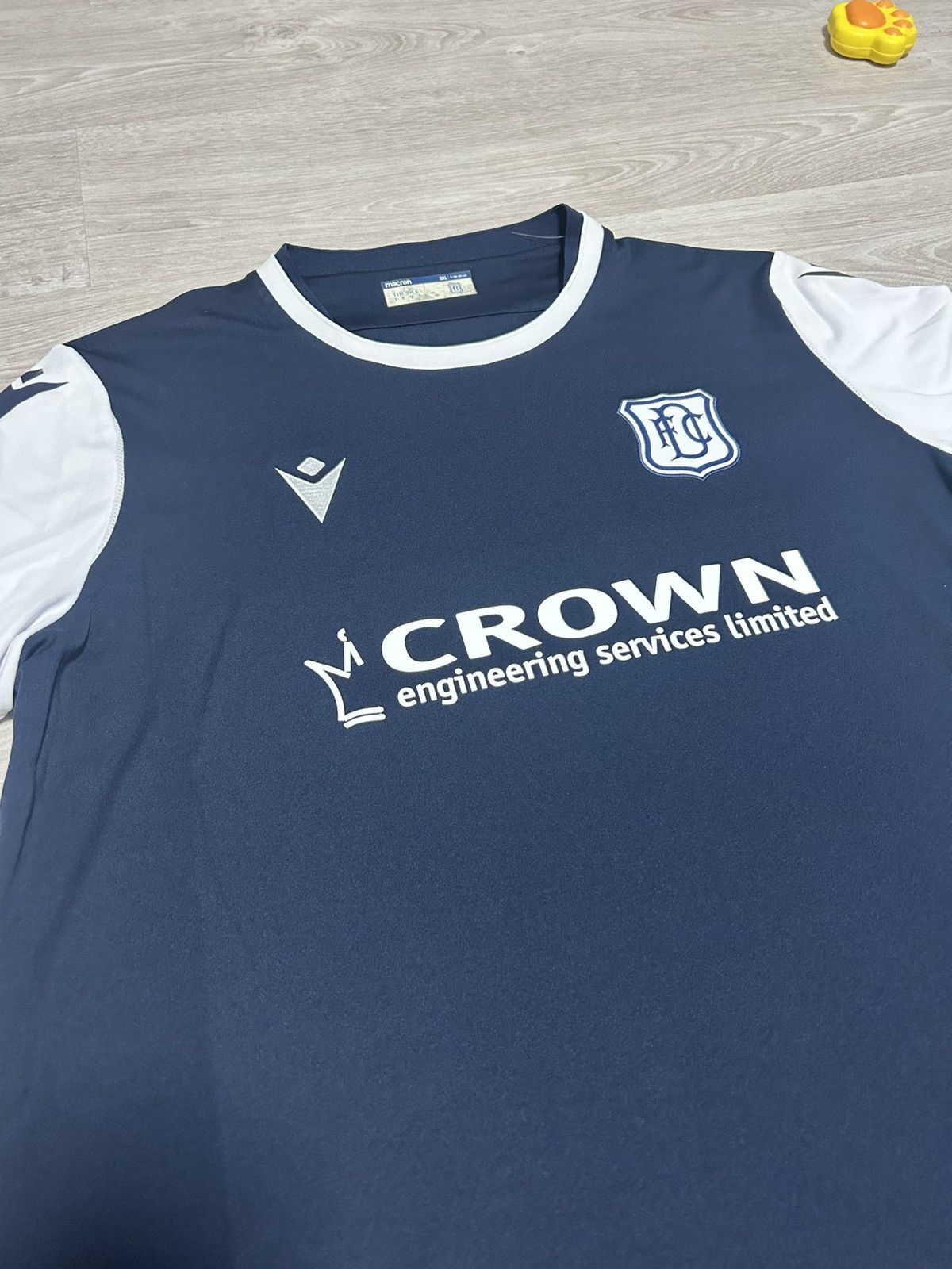 Macron Dundee FC 2020-21 Macron home football shirt jersey size 3XL Size US XXL / EU 58 / 5 - 2 Thumbnail