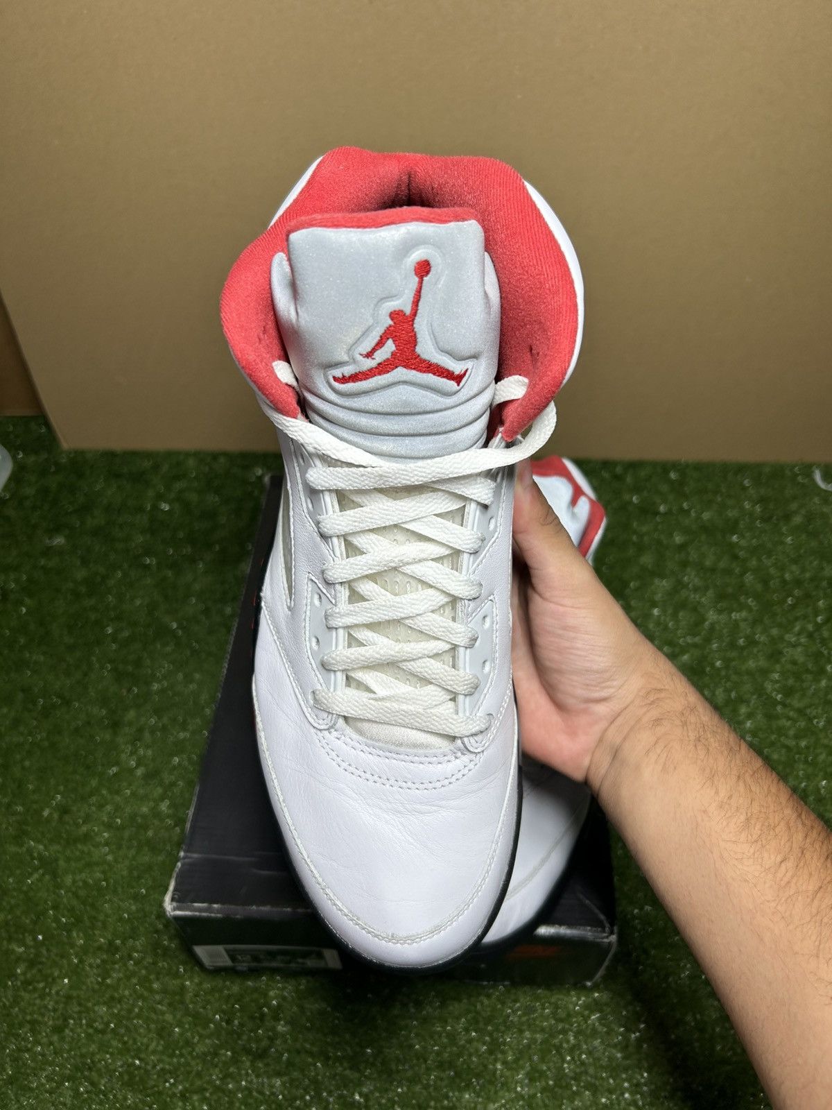 Jordan Brand Jordan 5 fire red 2020 Size US 12 / EU 45 - 6 Thumbnail