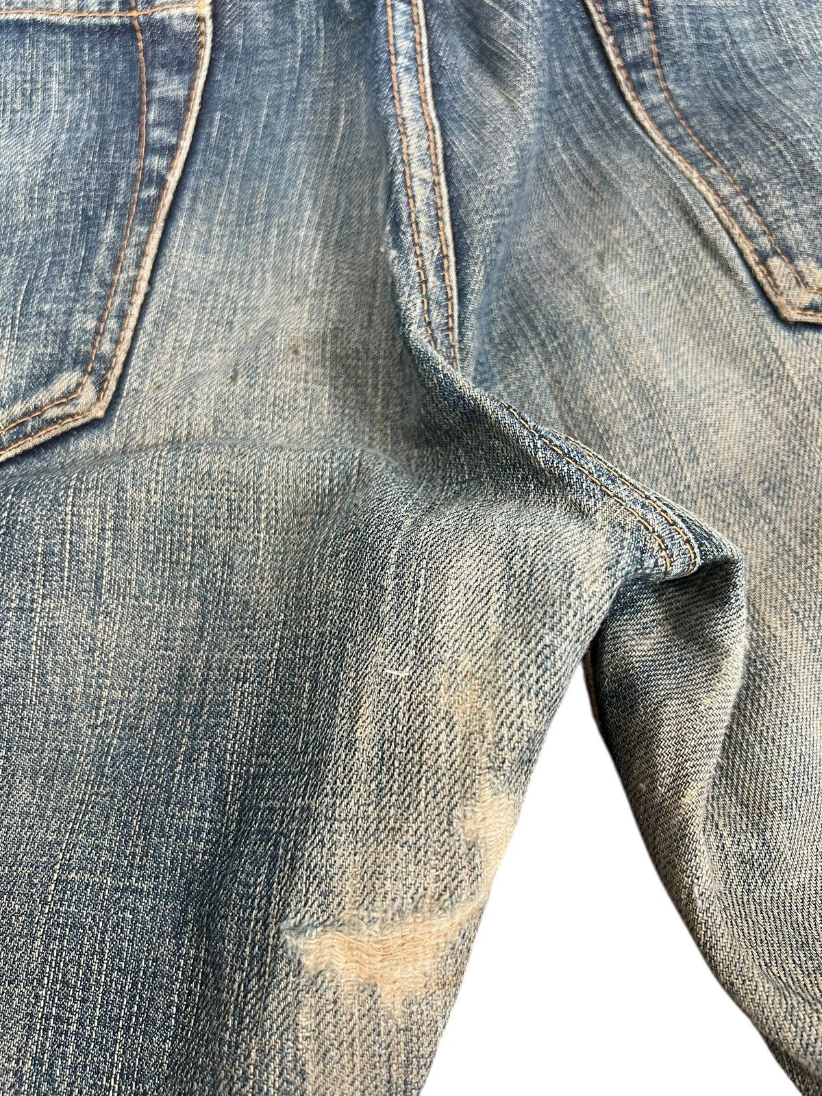 Tomorrowland Vintage Tomorrowland Mud Wash Selvedge Jeans Size 29" - 7 Thumbnail