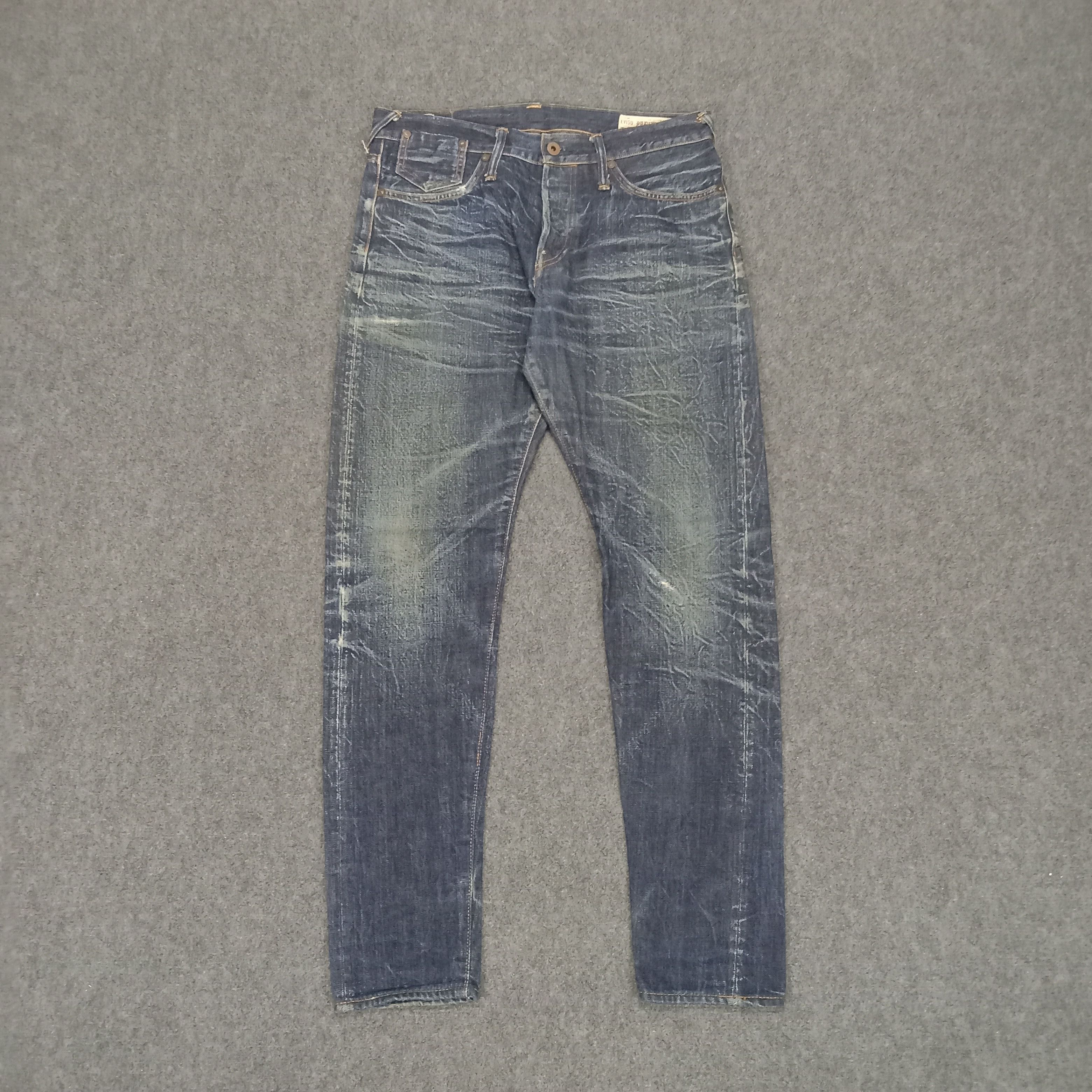 Evisu Evisu No 5 Selvedge Custom Art Daicock Denim Jeans Size US 31 - 5 Thumbnail