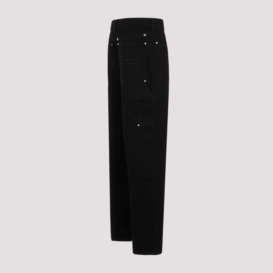 Givenchy o1w1db10525 Studded Carpenter in Black Size US 36 / EU 52 - 3 Thumbnail
