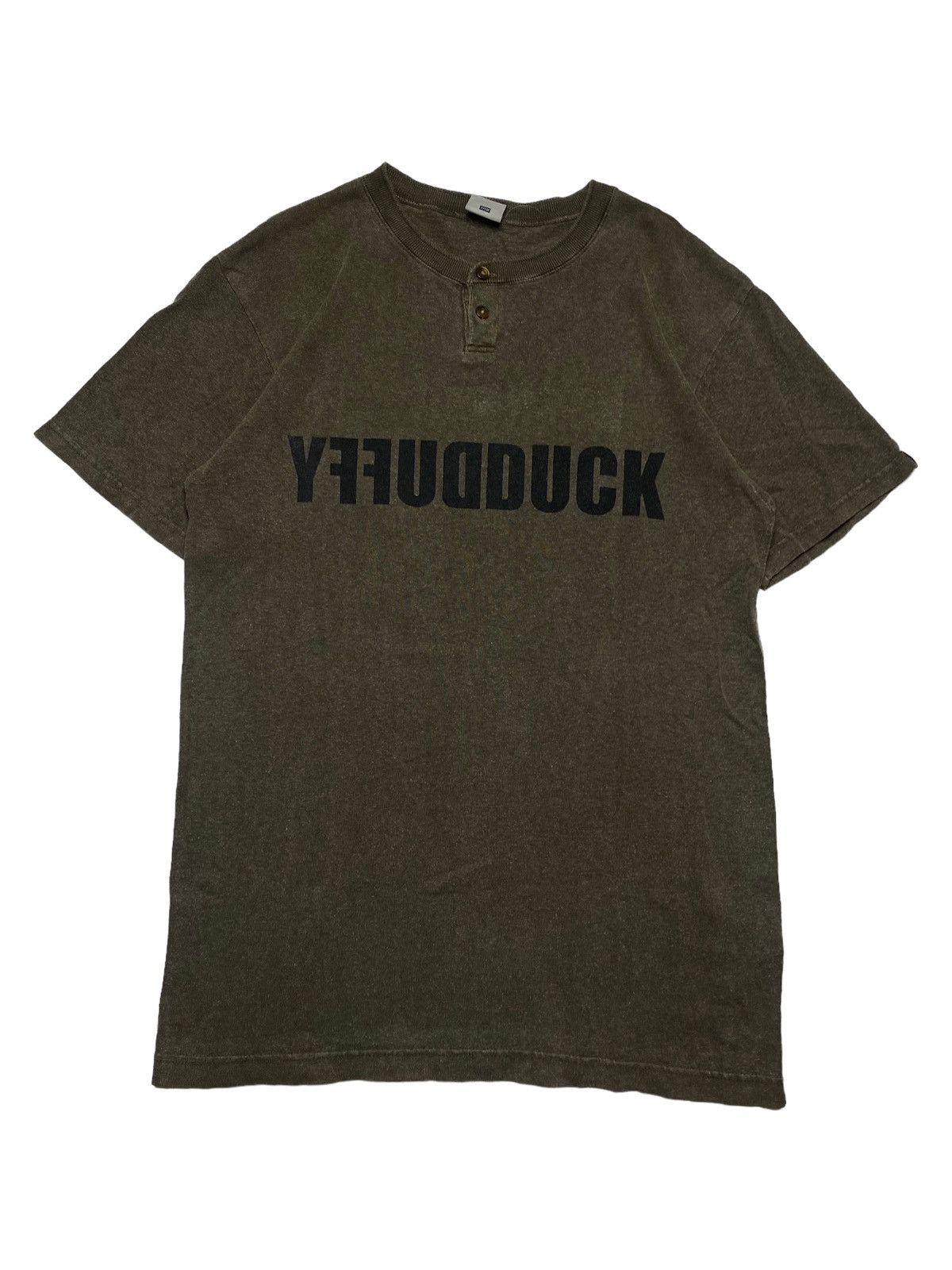 image of If Six Was Nine x Le Grande Bleu L G B 2000S Ppfm - Duffy Duck Mud Wash Tee in Brown (Size Medium)
