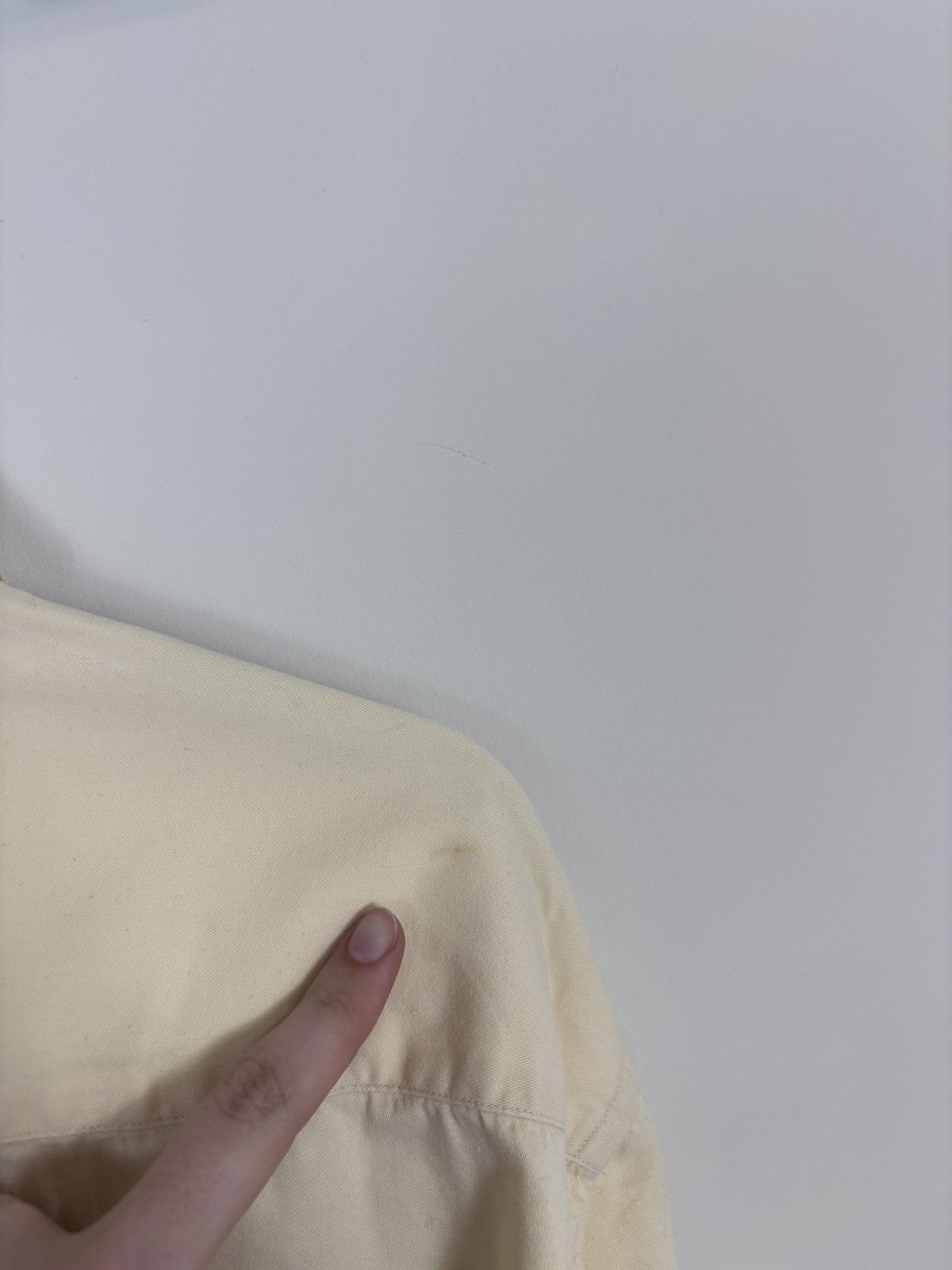 Avirex Vintage Avirex USA Ivory Yellow Button Up Long Sleeve Shirt Size US L / EU 52-54 / 3 - 18 Thumbnail
