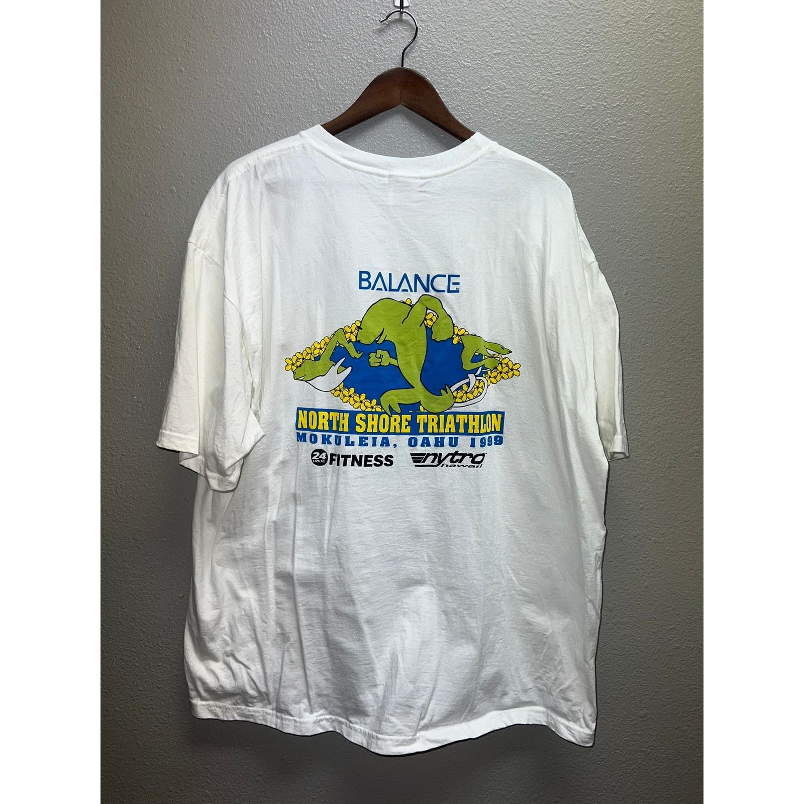 Jerzees Vintage North Shore Triathlon Shirt 1999 Balance Hawaii XL Size US XL / EU 56 / 4 - 1 Thumbnail