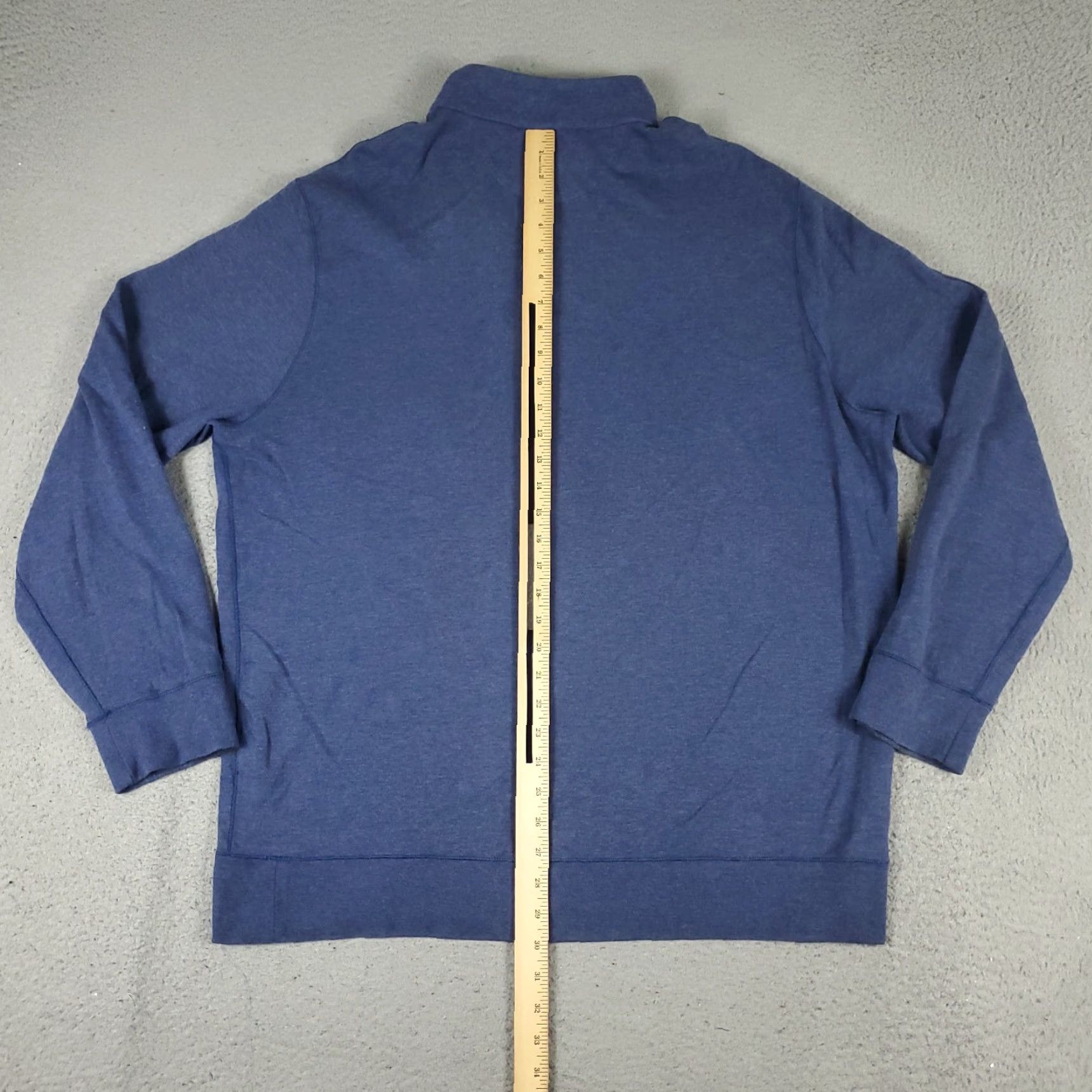 Ralph Lauren VINTAGE Ralph Lauren Sweater Pullover 1/4 Zip Men XL Blue Knitted Logo Casual Office Size US XL / EU 56 / 4 - 6 Thumbnail