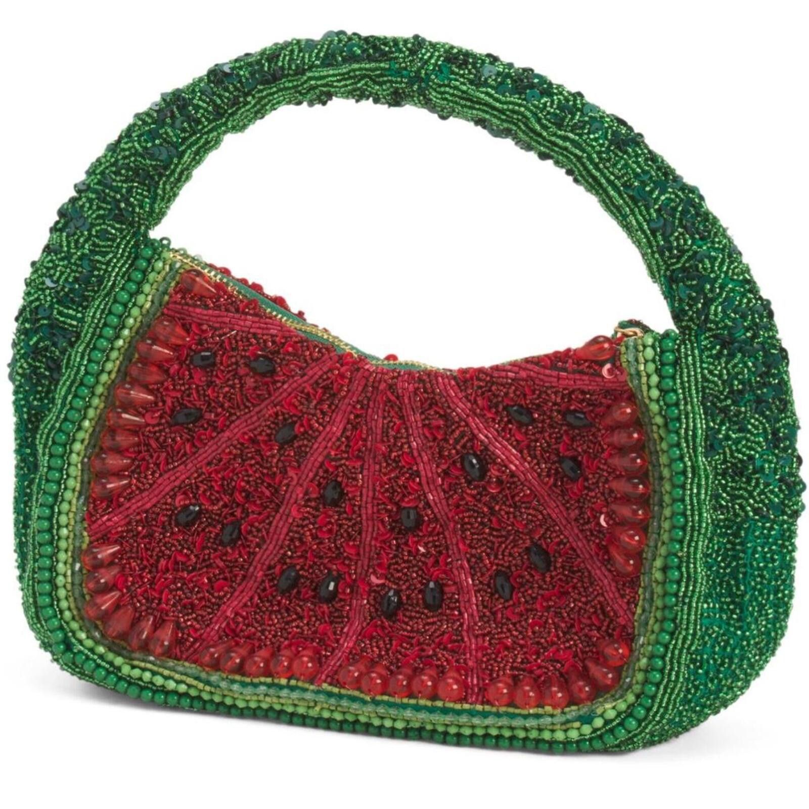 Marsell TikTok Viral Watermelon Sequin Beaded Bag Size ONE SIZE - 4 Thumbnail