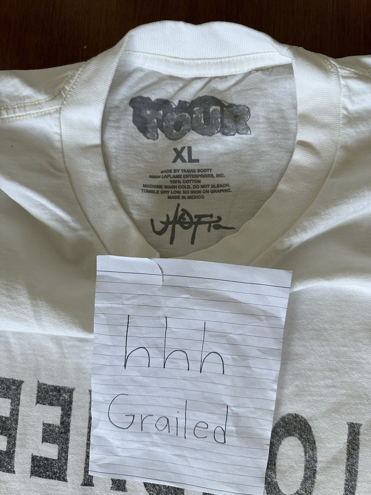 Travis Scott EUROPE EXCLUSIVE UTOPIA TOUR TEE TRAVIS SCOTT Size US XL / EU 56 / 4 - 5 Thumbnail