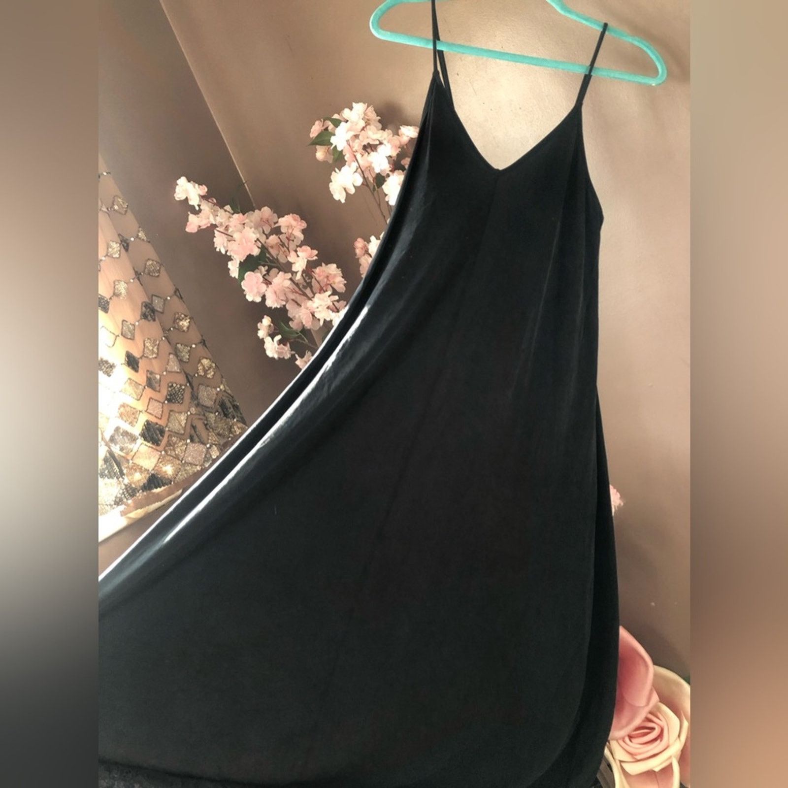 Other LONG Maxi lace bottom dress. SilkY Eri+Ali (Anthropologie) Size S / US 4 / IT 40 - 6 Thumbnail
