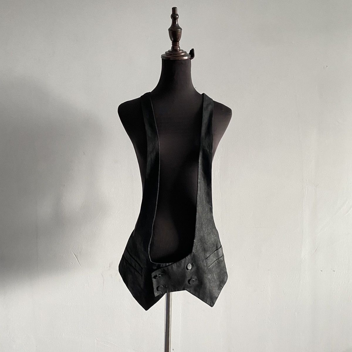 Ann Demeulemeester SS2012 Ann Demeulemeester Leather Sample Vest Holster Size 38R - 1 Thumbnail