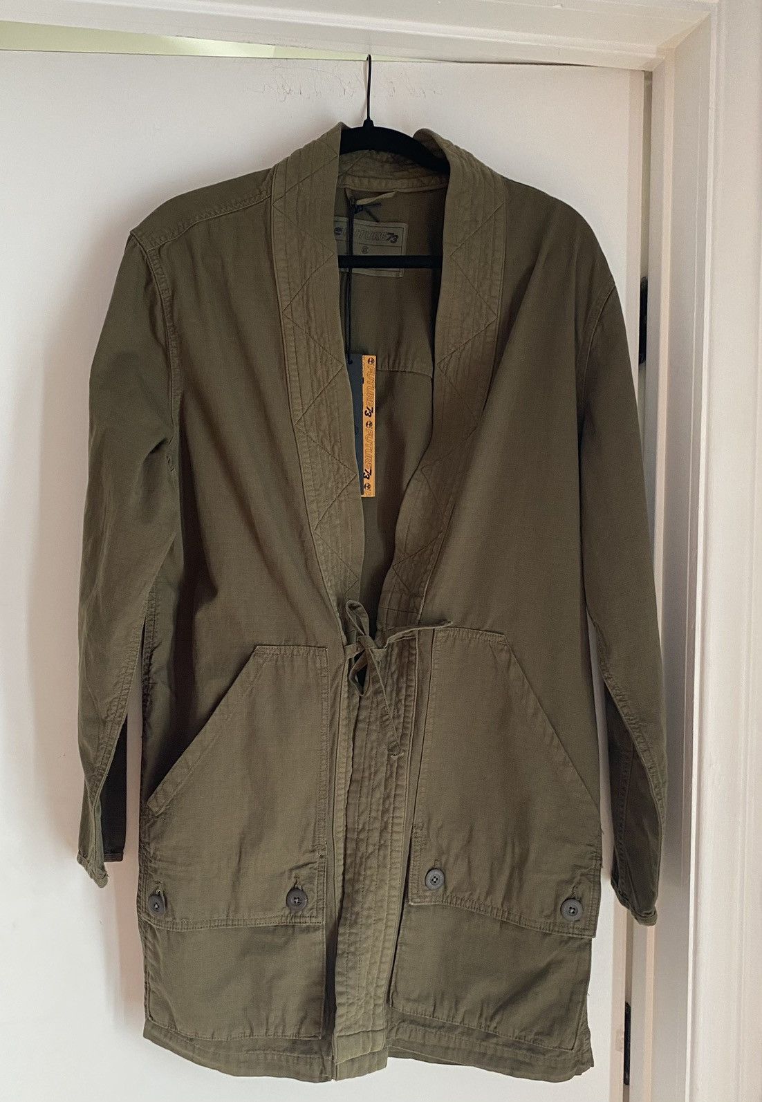 CLOT × Timberland Timberland x clot Future 73 Olive Kimono Chore Coat Size US S / EU 44-46 / 1 - 1 Thumbnail