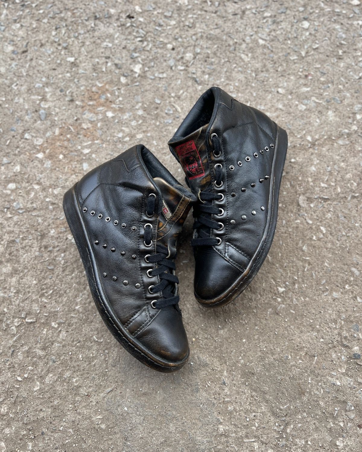 Adidas × Diesel “rare” Diesel x adidas Stan Smith High Top sneaker Size US 8.5 / EU 41-42 - 3 Thumbnail